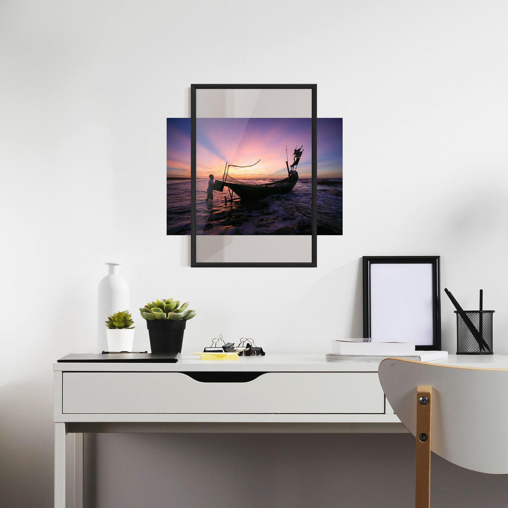 Keretezett Poszter Sailor At Dawn mockup 7