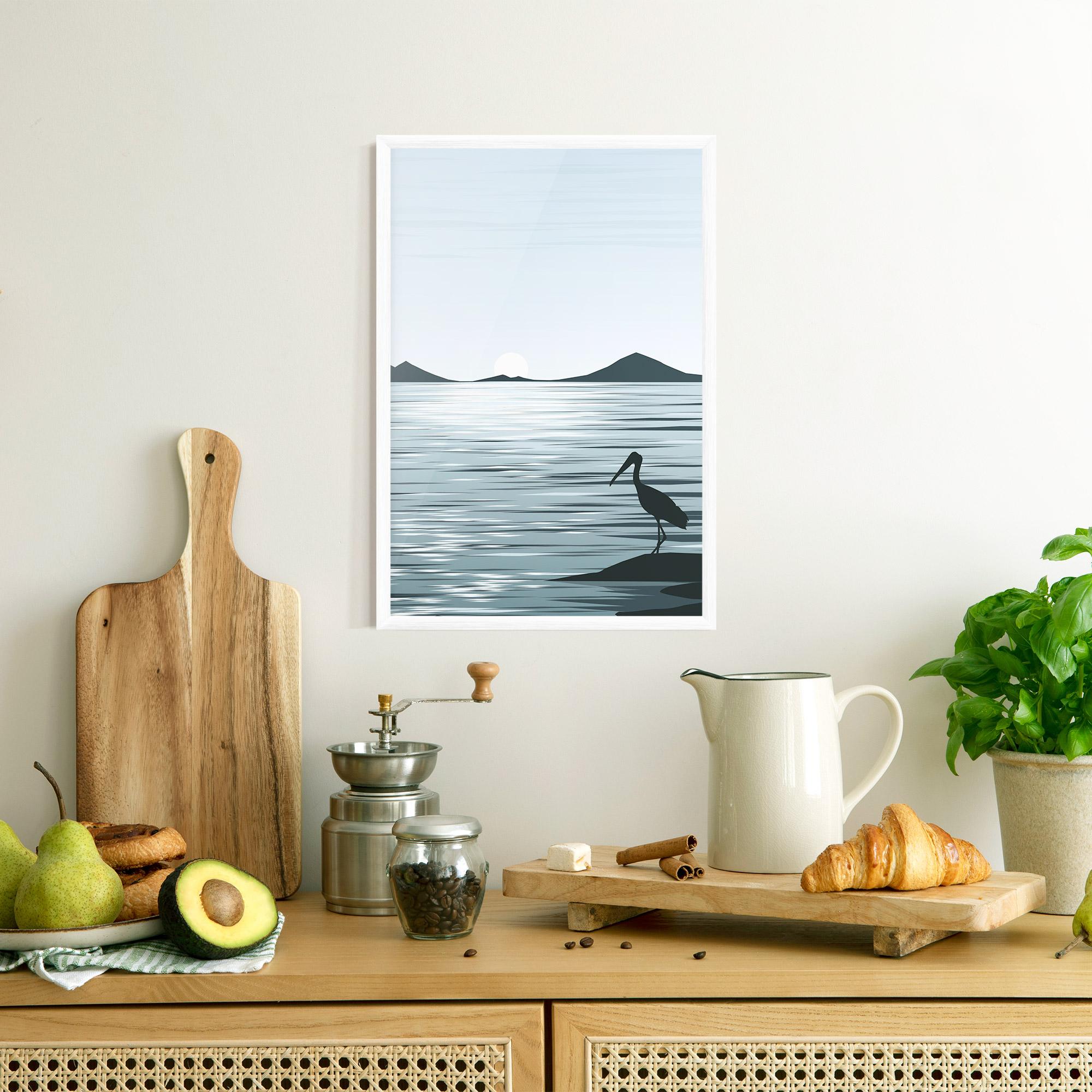 Keretezett Poszter Sparkling Lake mockup 8