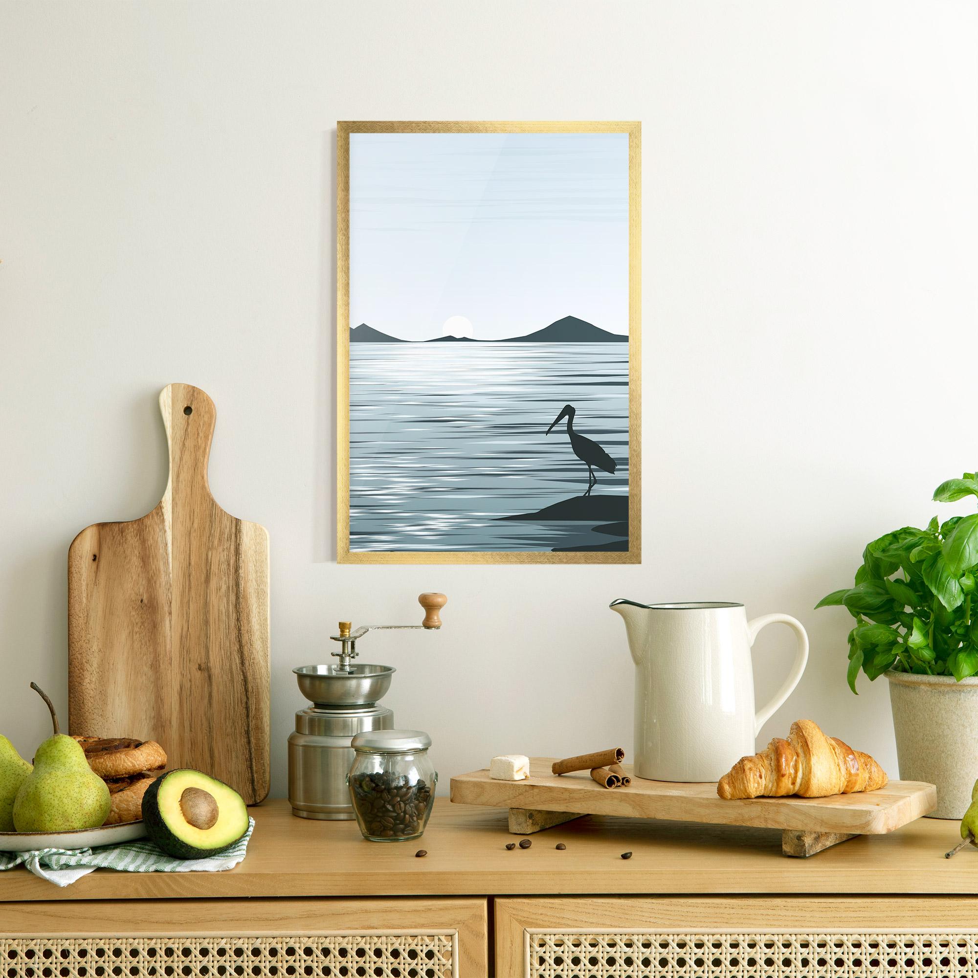 Keretezett Poszter Sparkling Lake mockup 8