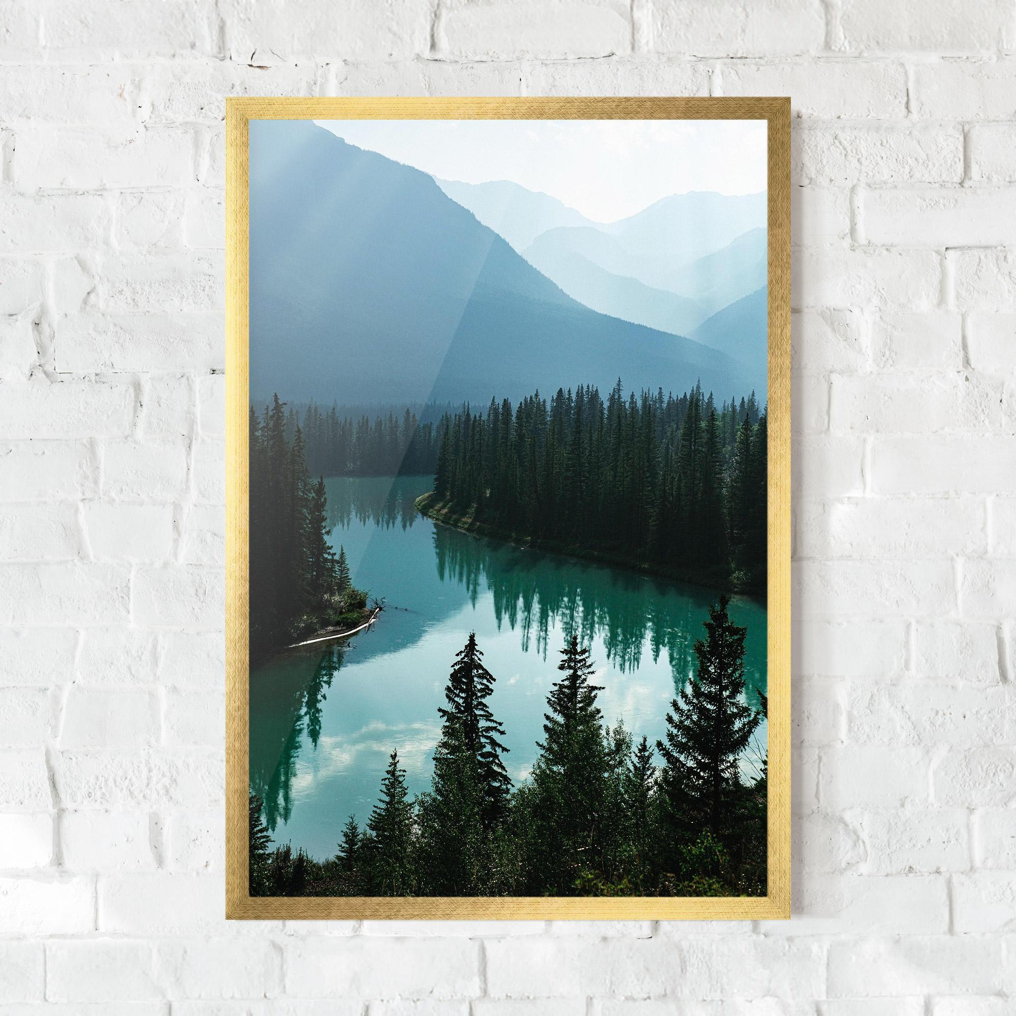 Keretezett Poszter Crystal Lake mockup 0