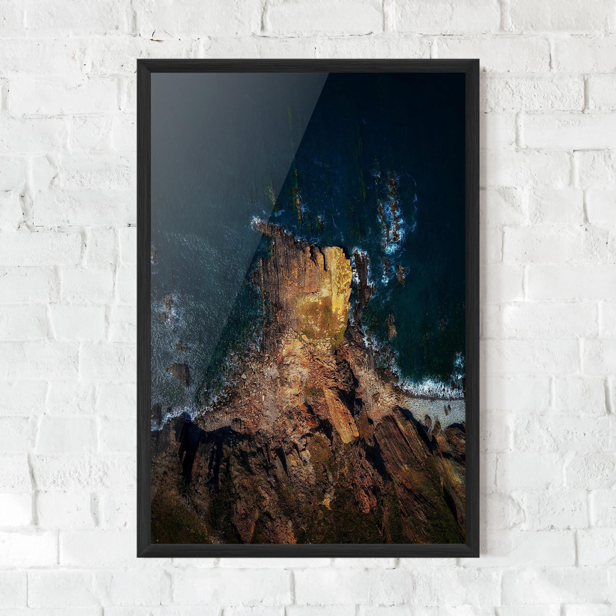 Keretezett Poszter Rocks And Water mockup 0