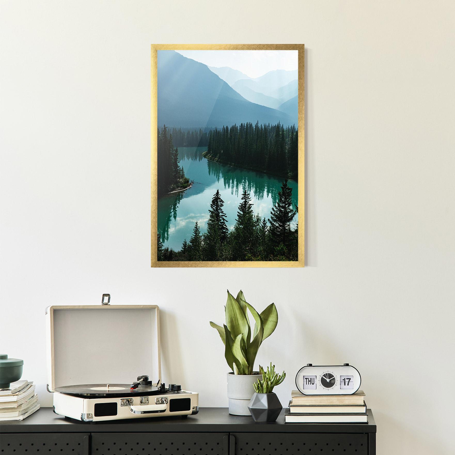 Keretezett Poszter Crystal Lake mockup 2