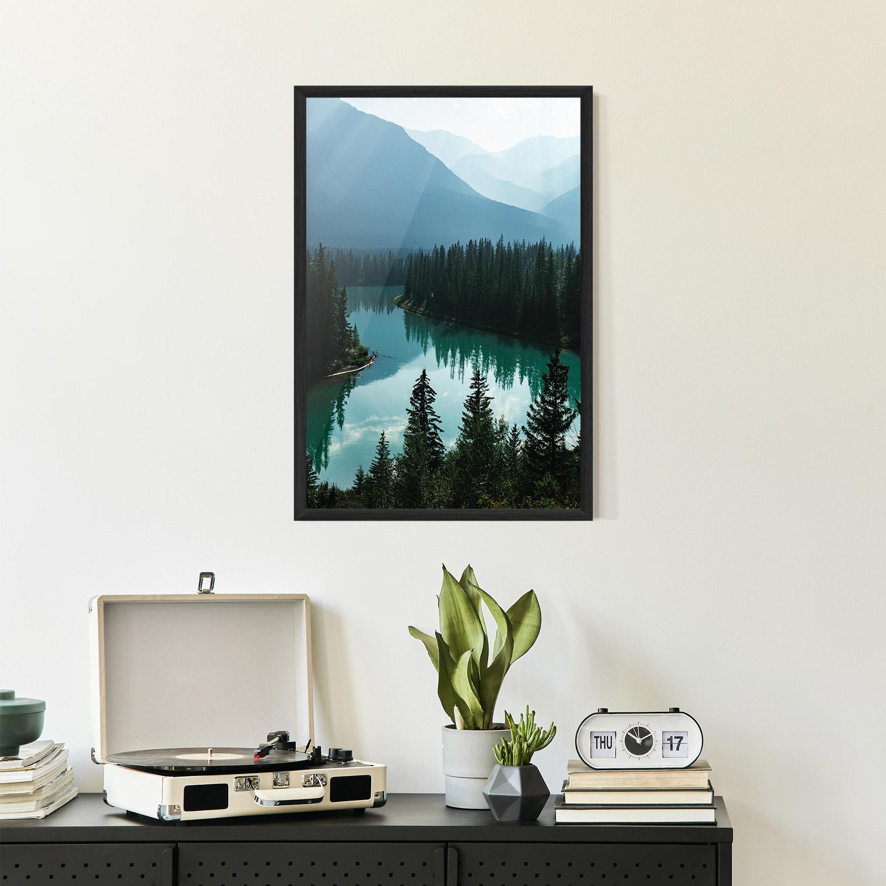 Keretezett Poszter Crystal Lake mockup 2