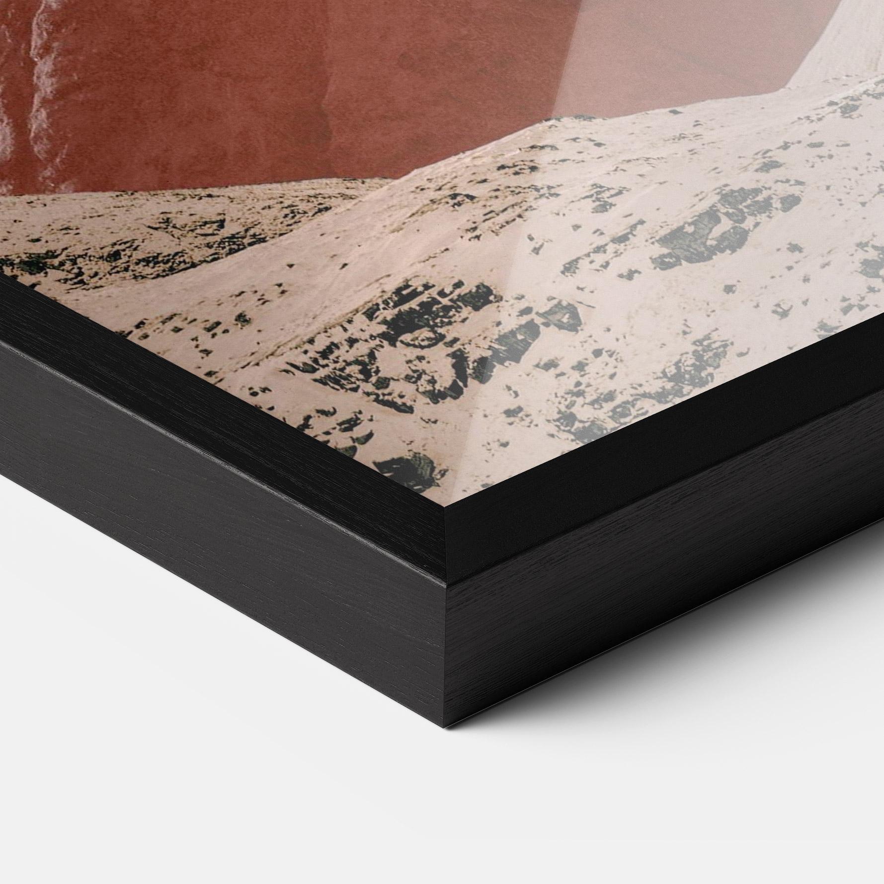 Keretezett Poszter Moon Mountain Art mockup 3