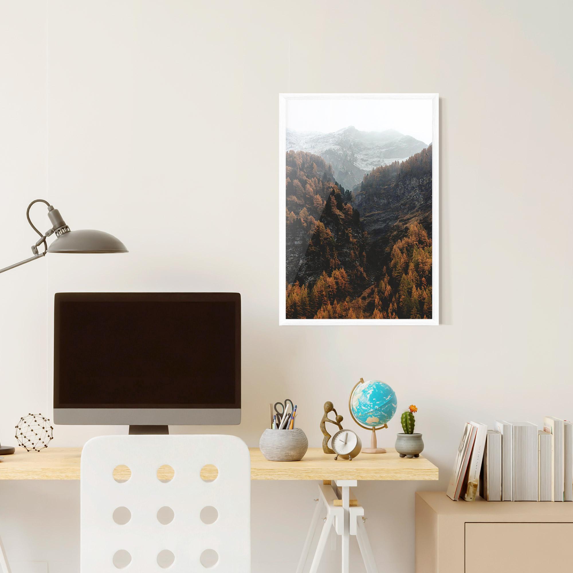 Keretezett Poszter Autumn Mountain mockup 6