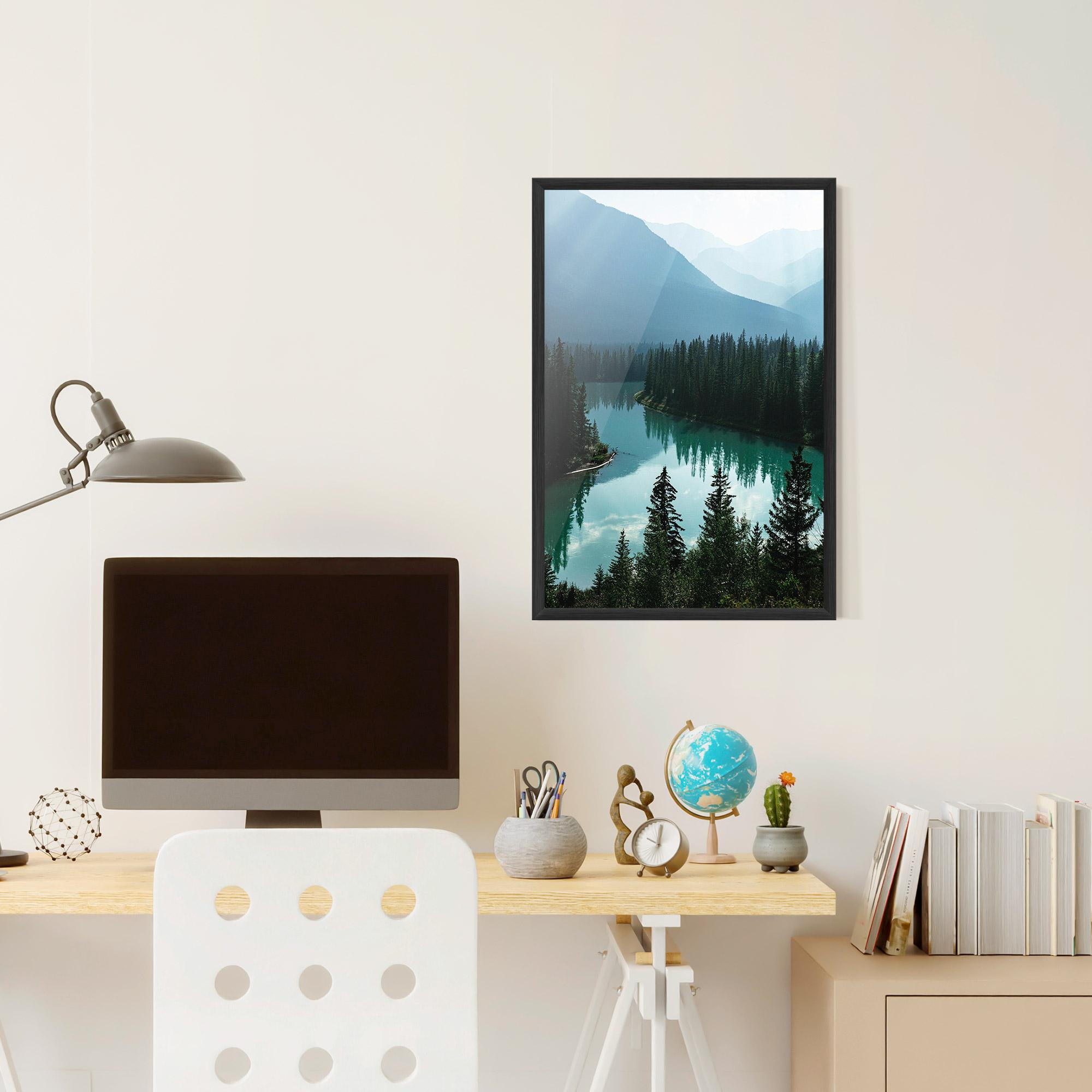 Keretezett Poszter Crystal Lake mockup 6