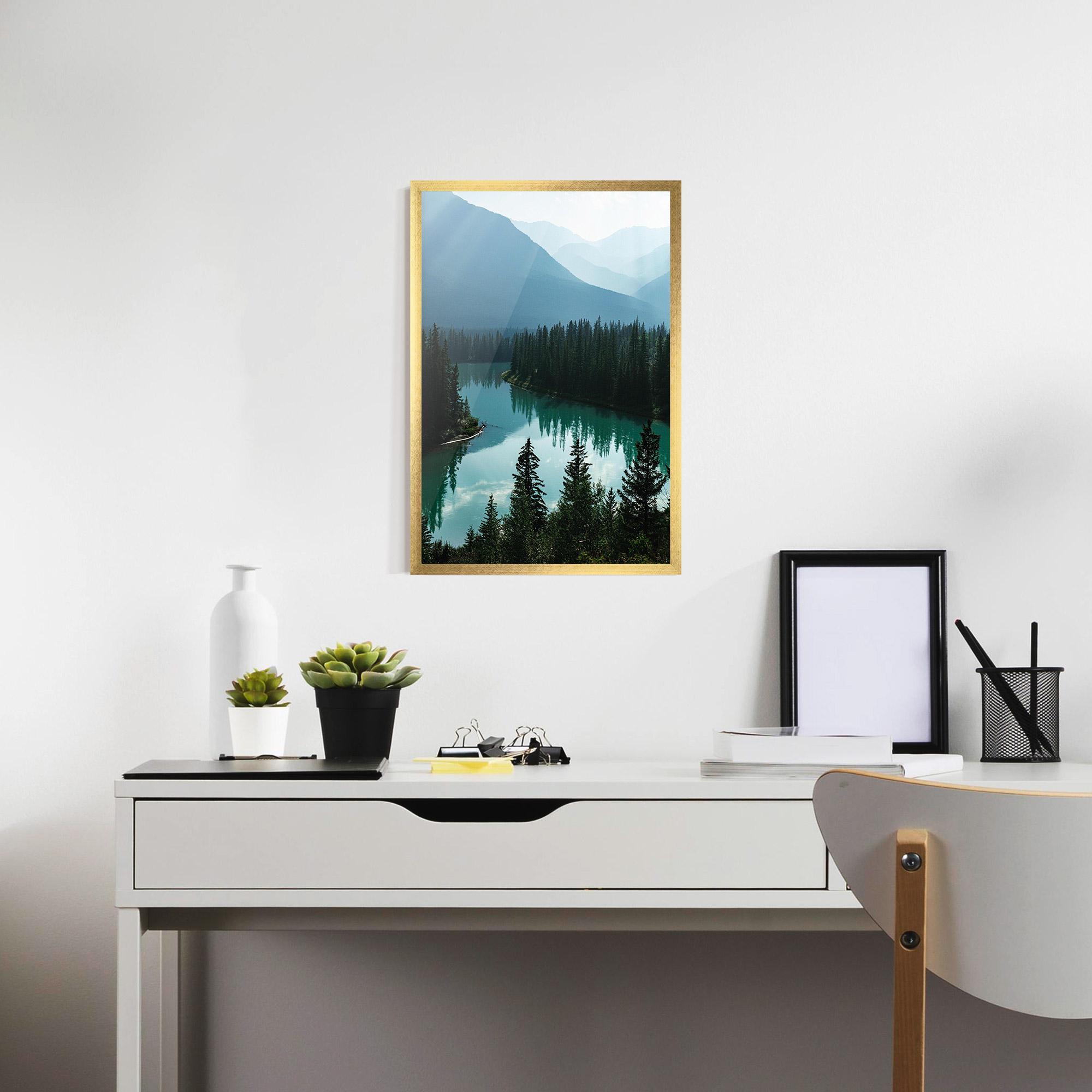 Keretezett Poszter Crystal Lake mockup 7