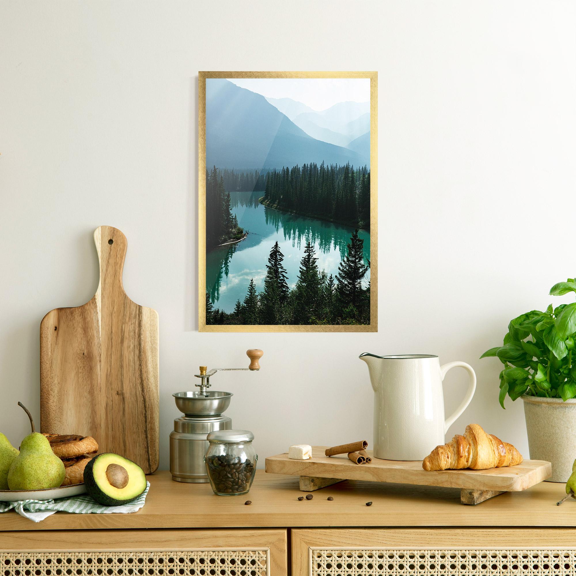 Keretezett Poszter Crystal Lake mockup 8