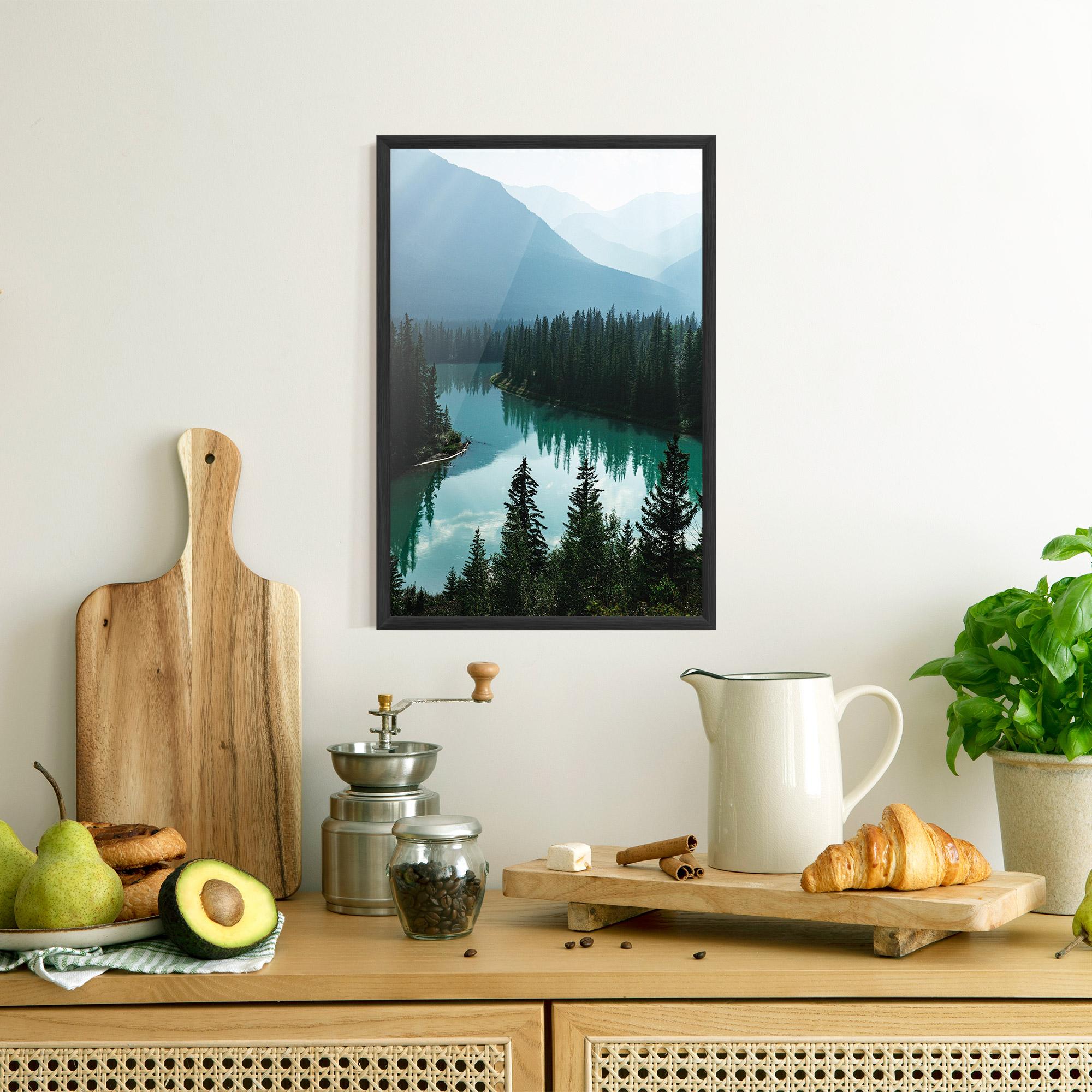 Keretezett Poszter Crystal Lake mockup 8