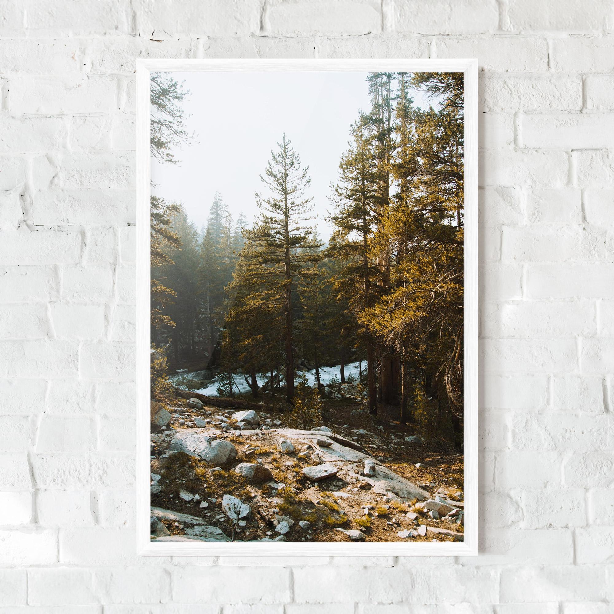 Keretezett Poszter Rock Forest View mockup 0