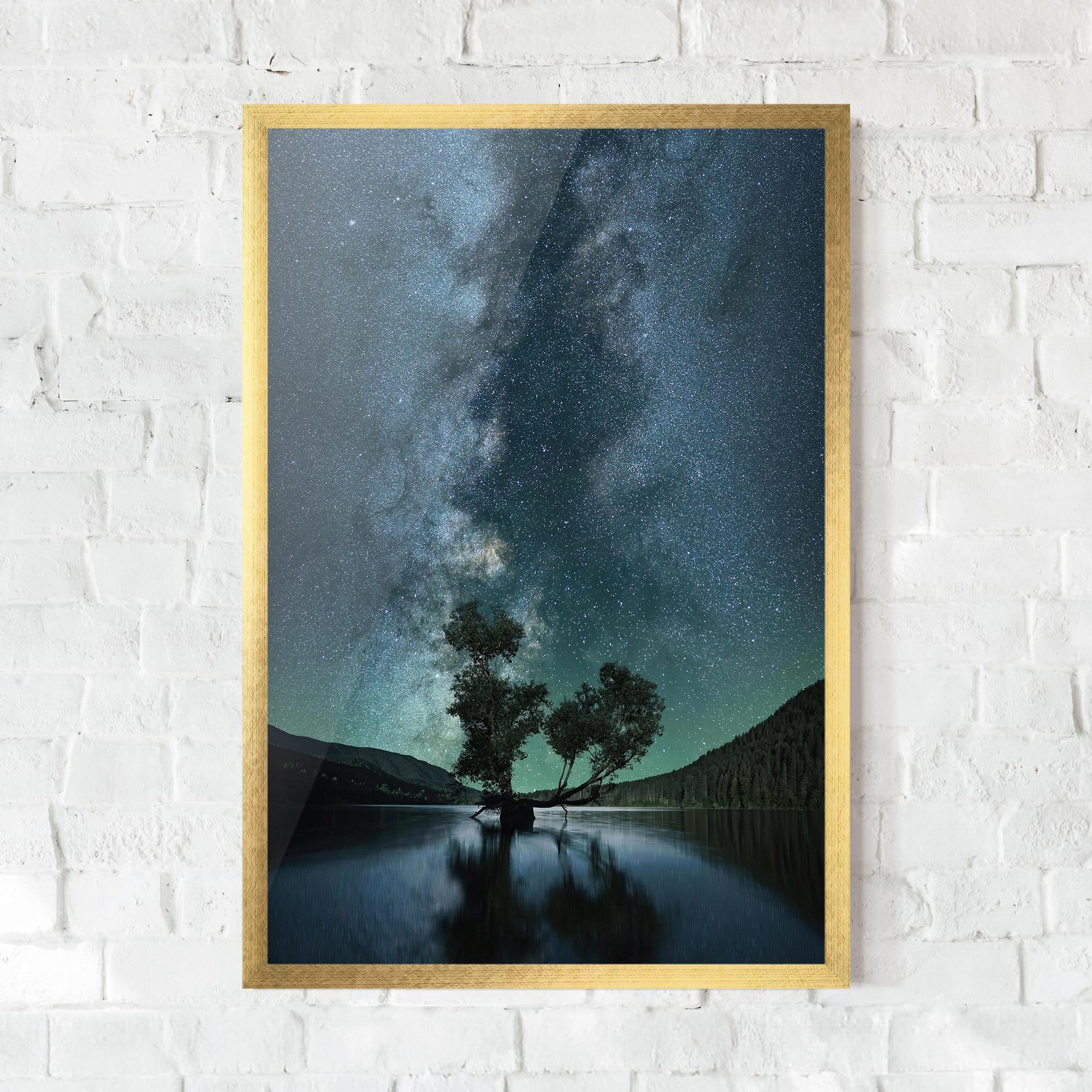 Keretezett Poszter Lake Stars mockup 0
