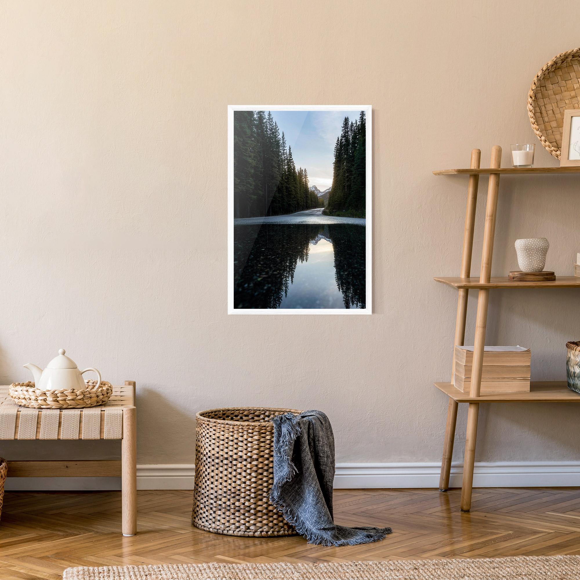 Keretezett Poszter Big Lake Forest mockup 9