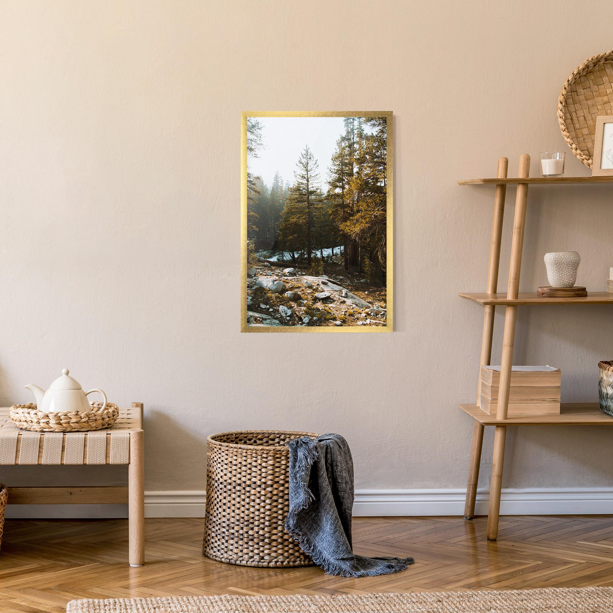 Keretezett Poszter Rock Forest View mockup 9