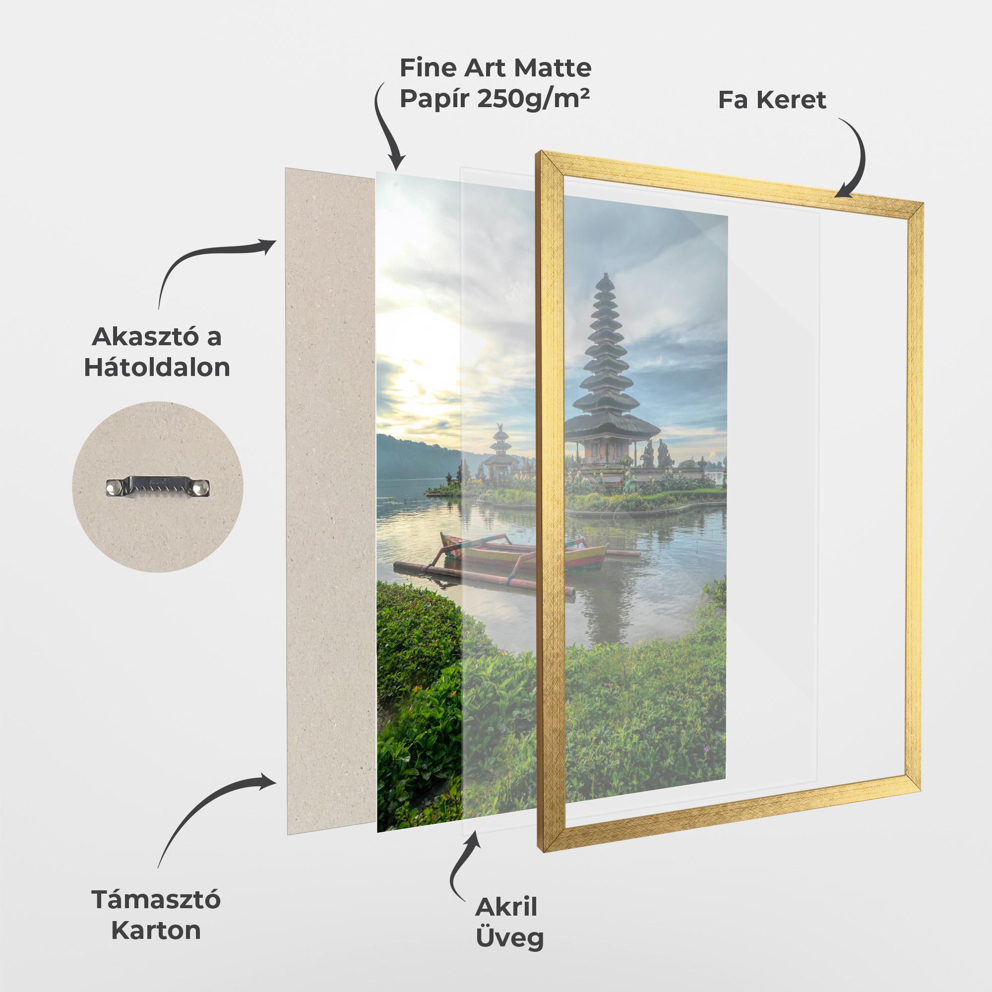 Keretezett Poszter Chinese Landscape mockup 1