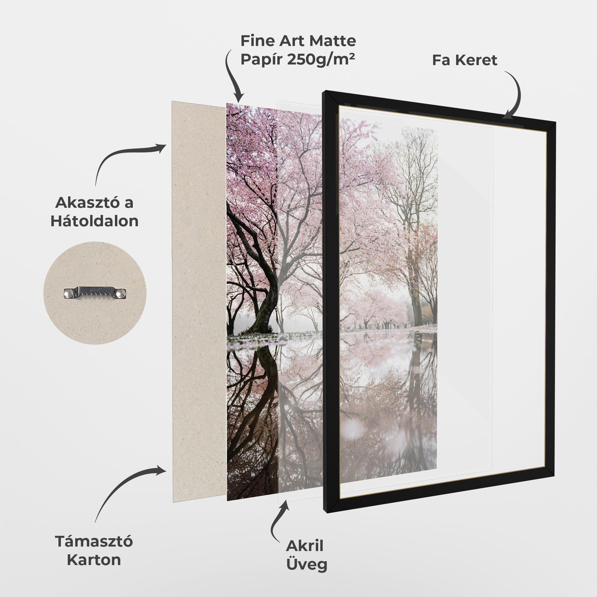 Keretezett Poszter Rainy Days mockup 1