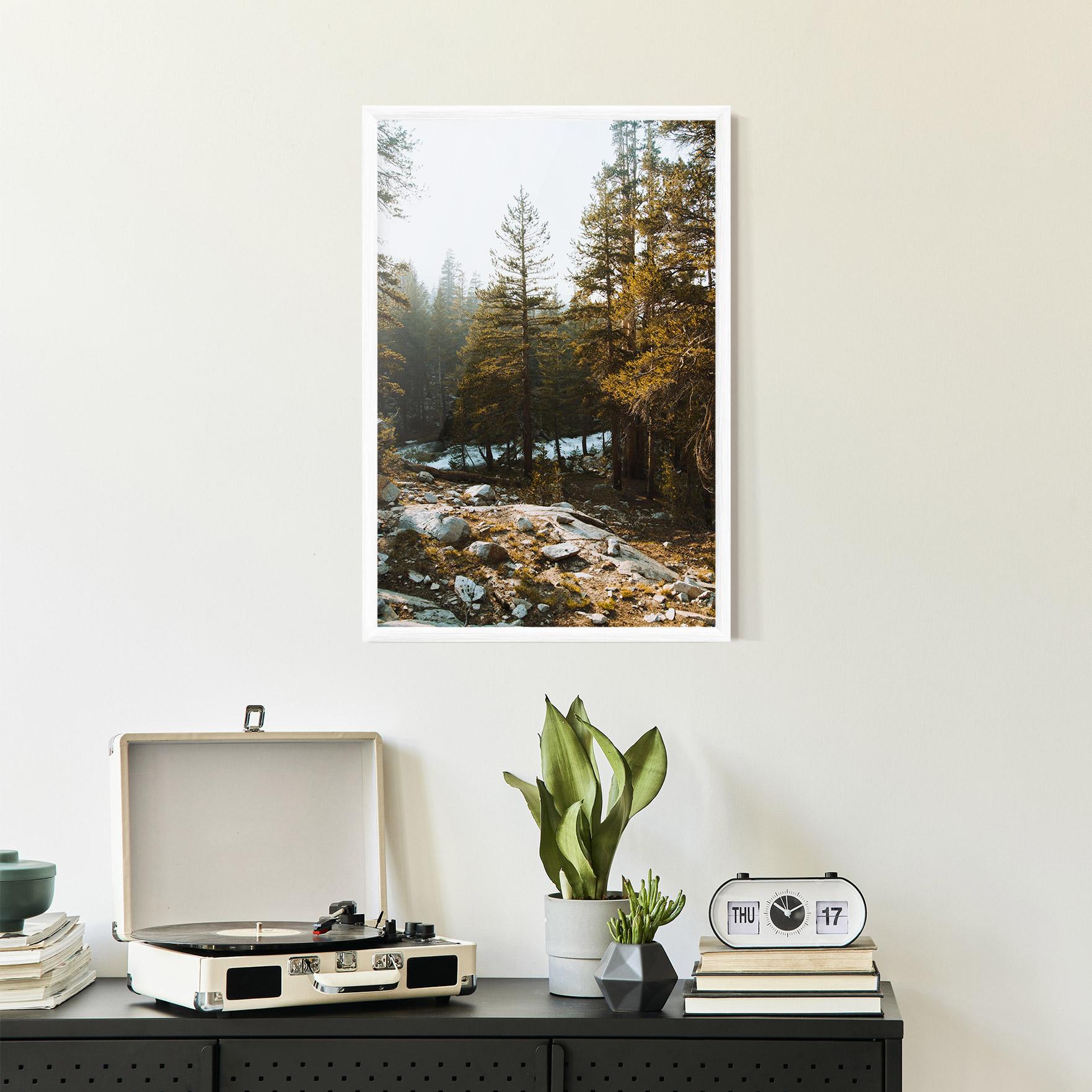 Keretezett Poszter Rock Forest View mockup 2