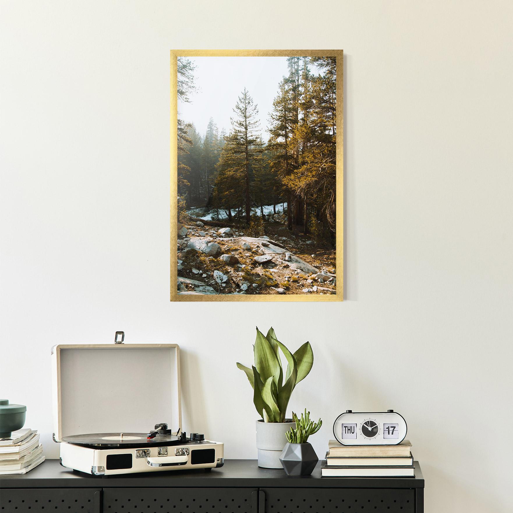 Keretezett Poszter Rock Forest View mockup 2