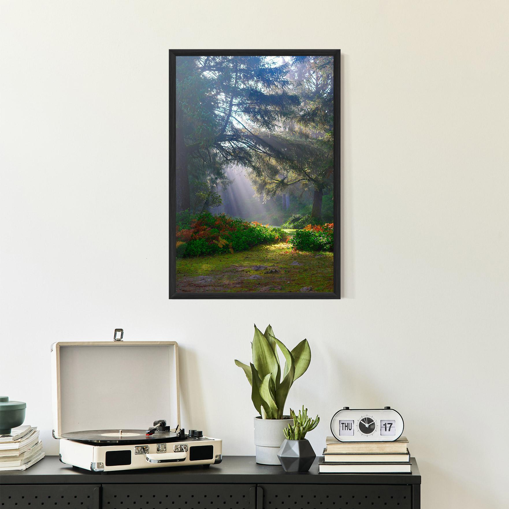 Keretezett Poszter Forest Light mockup 2