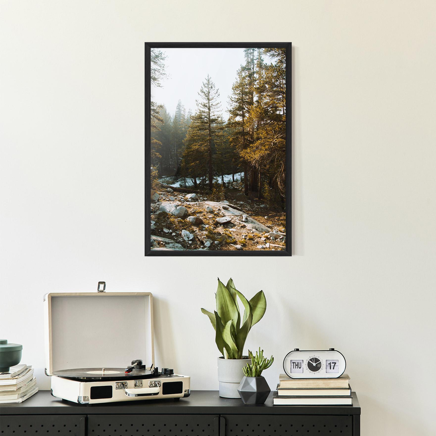 Keretezett Poszter Rock Forest View mockup 2