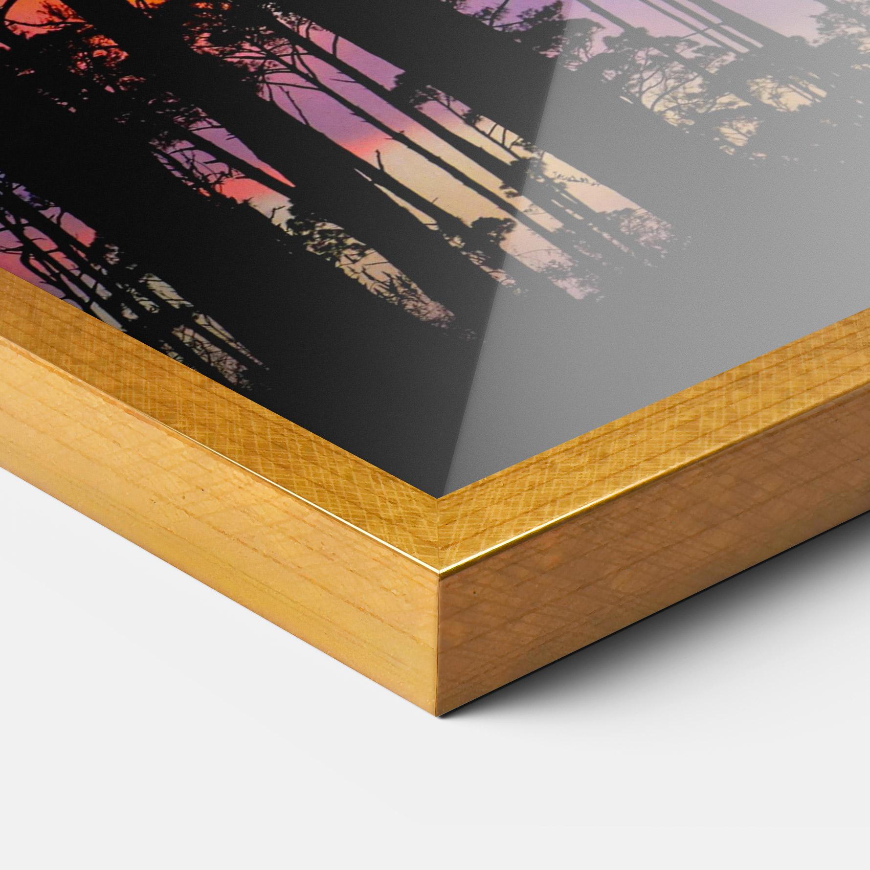 Keretezett Poszter Blue Sky Forest mockup 3