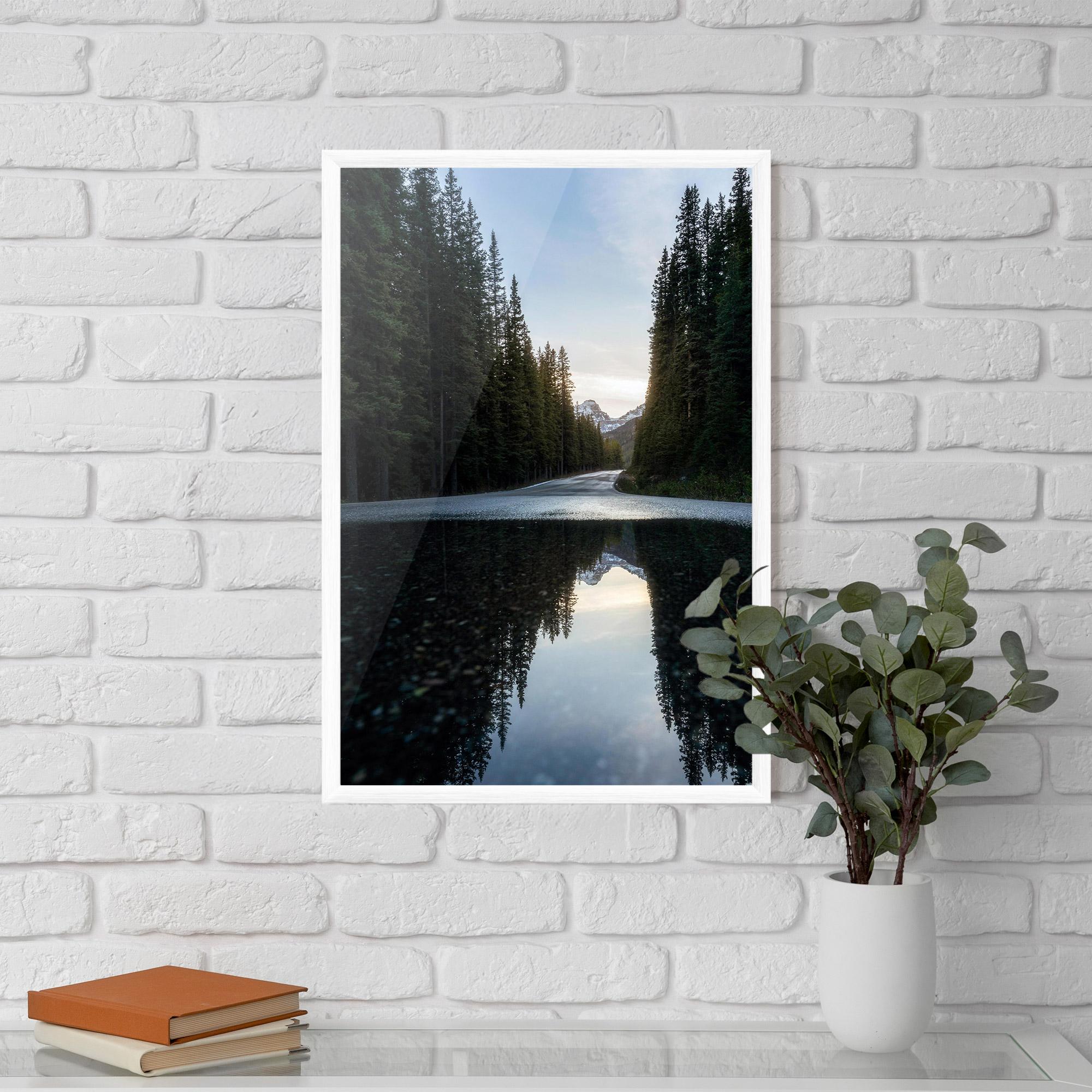 Keretezett Poszter Big Lake Forest mockup 5