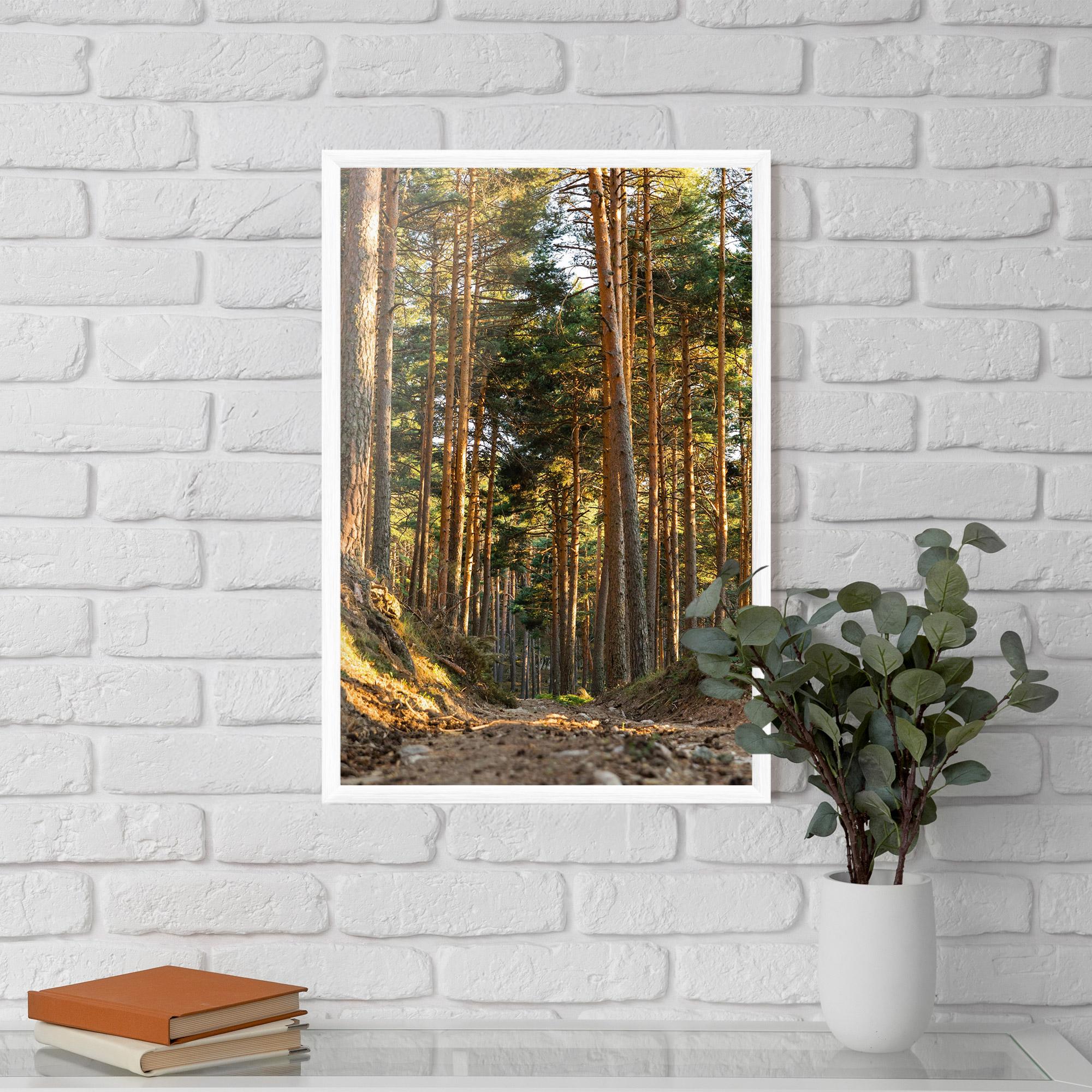 Keretezett Poszter Big Trees Forest mockup 5