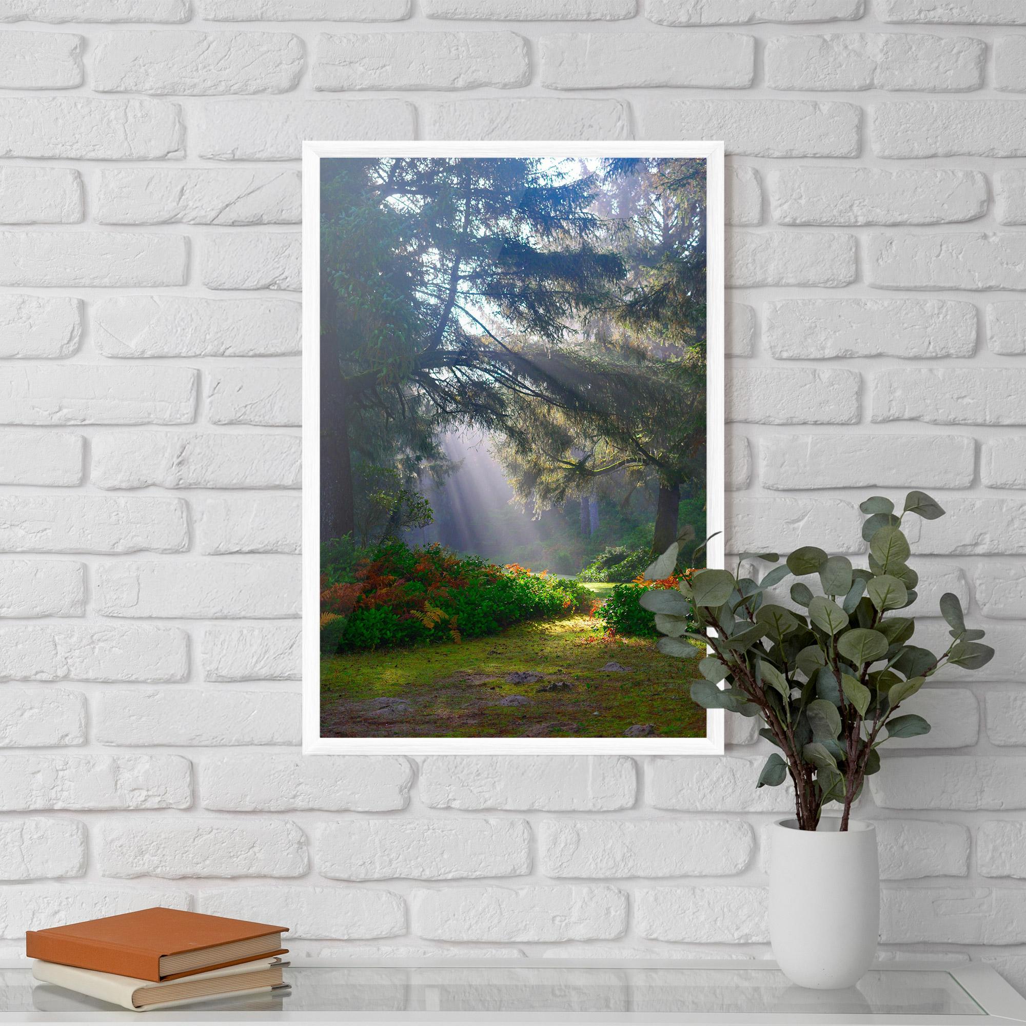 Keretezett Poszter Forest Light mockup 5