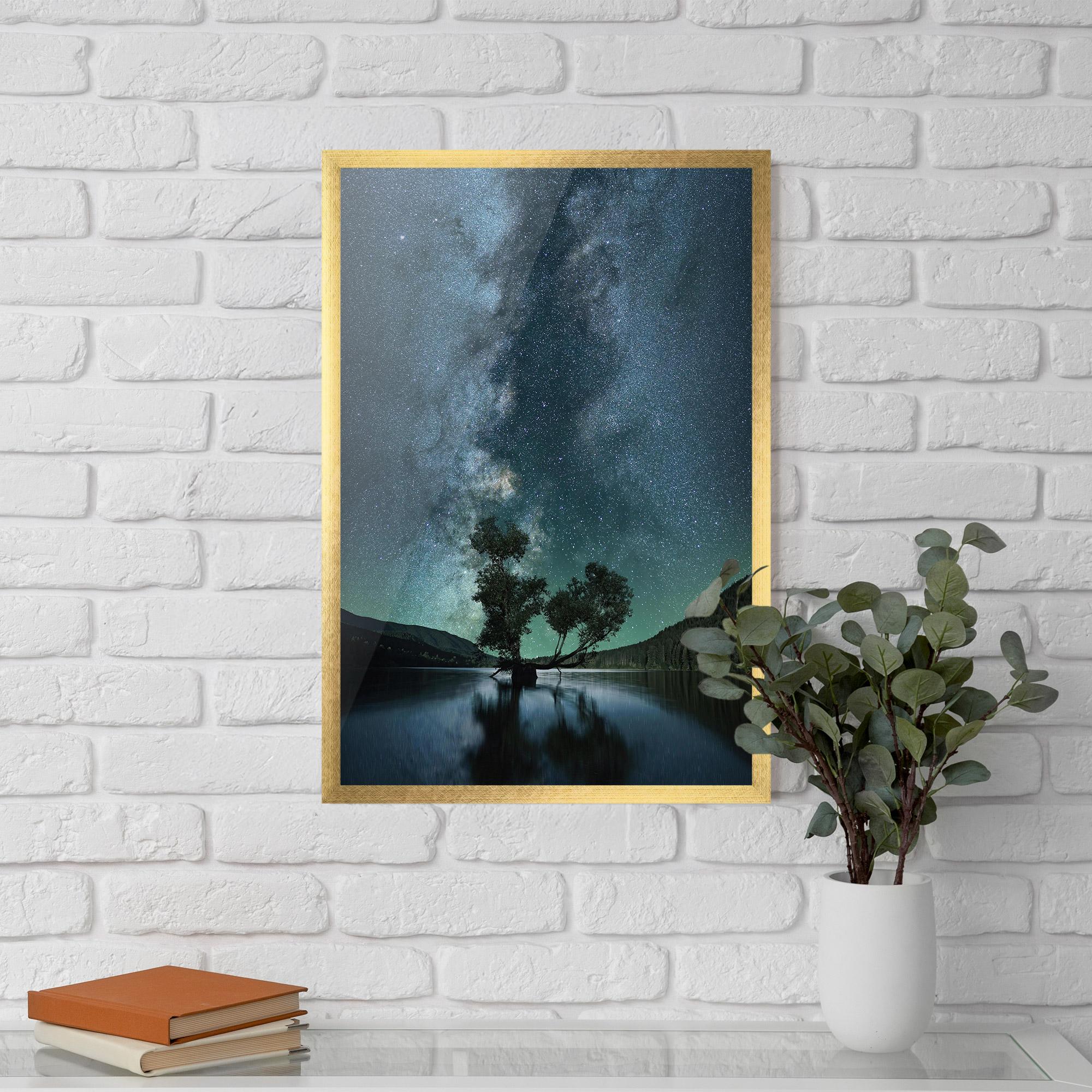 Keretezett Poszter Lake Stars mockup 5