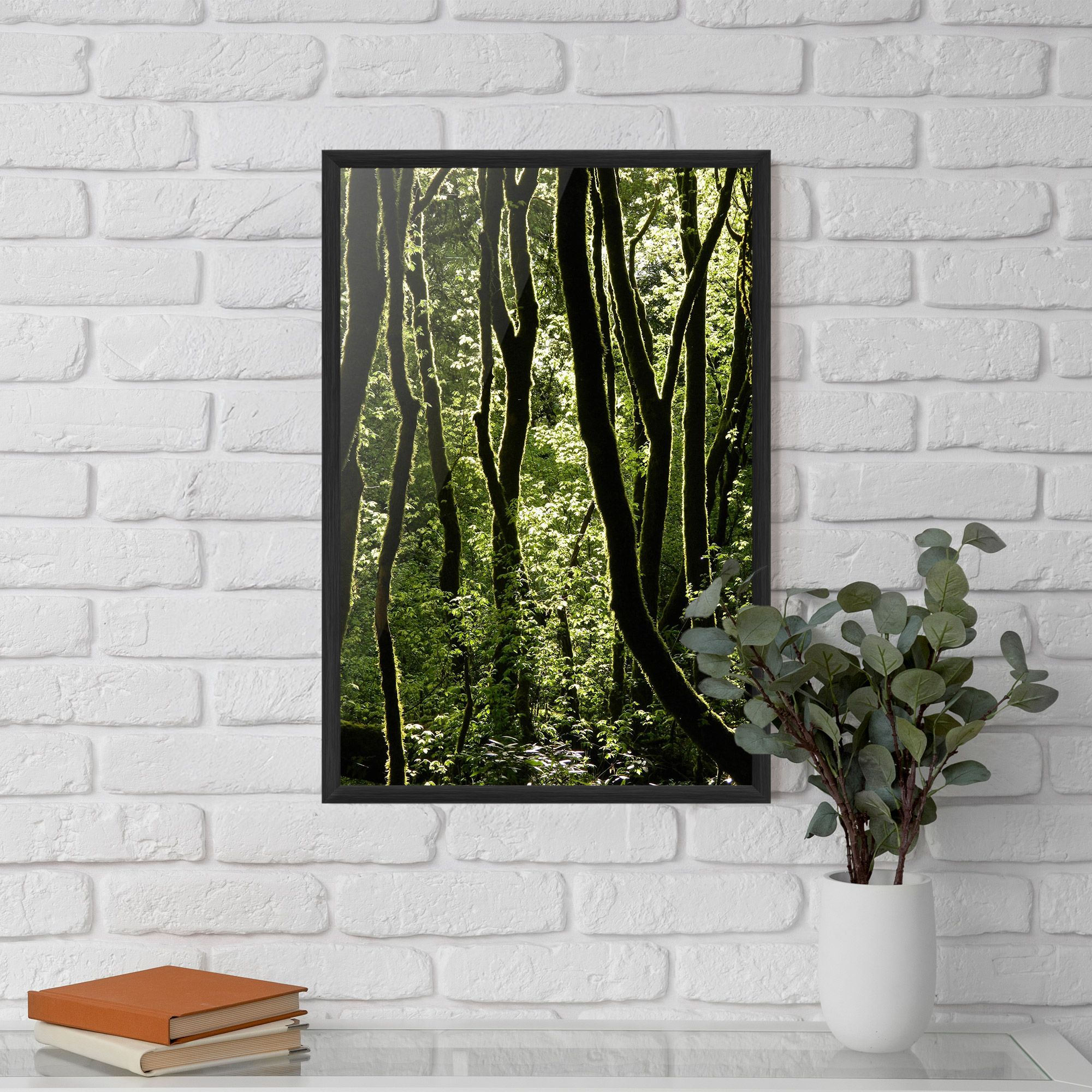 Forest Black Trees mockup 5