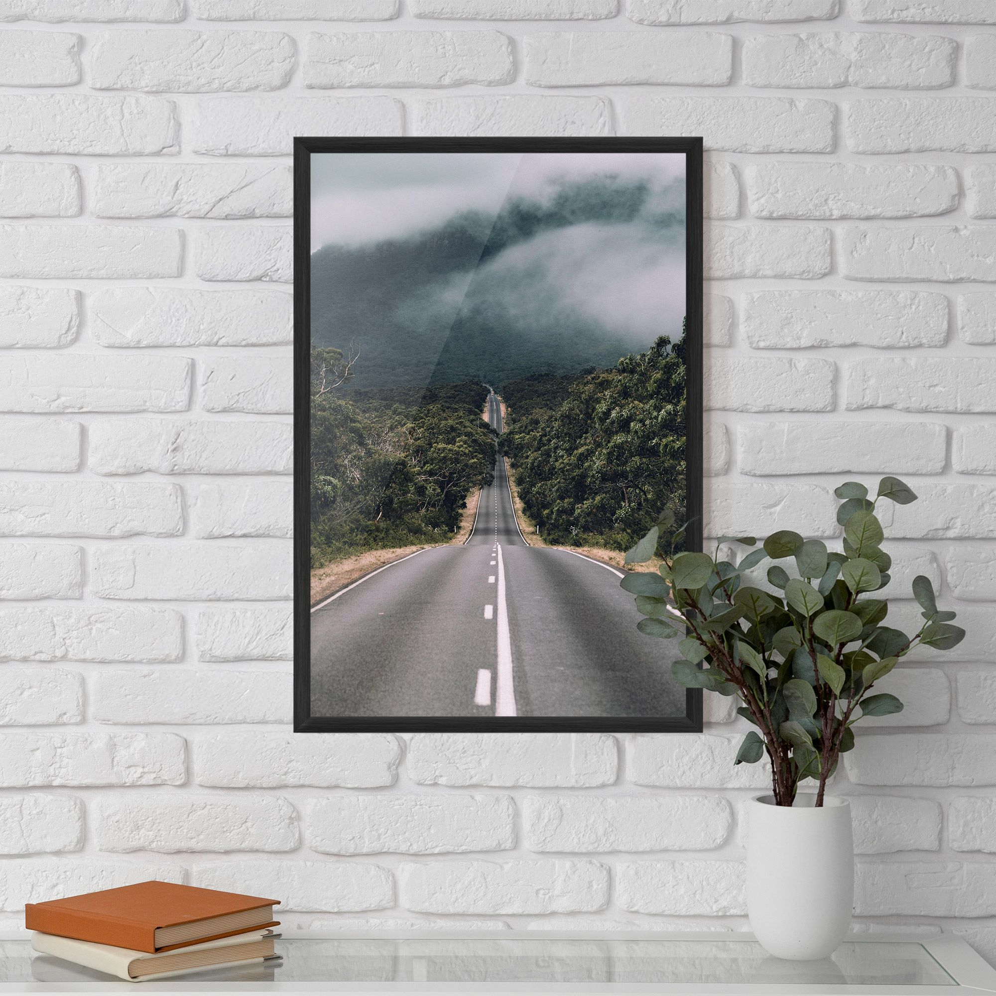 Forest Driving Road mockup 5