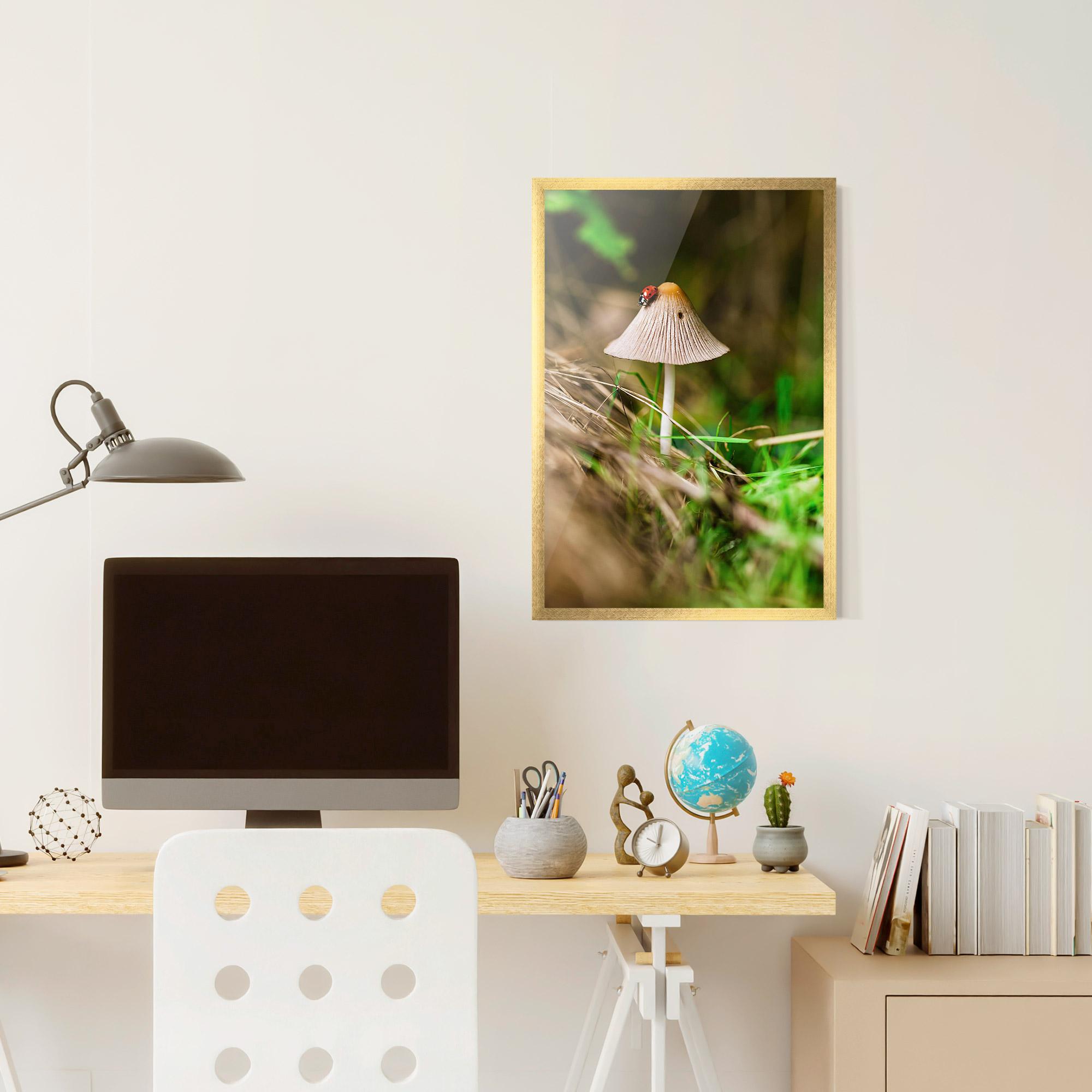 Keretezett Poszter Mushroom Forest mockup 6