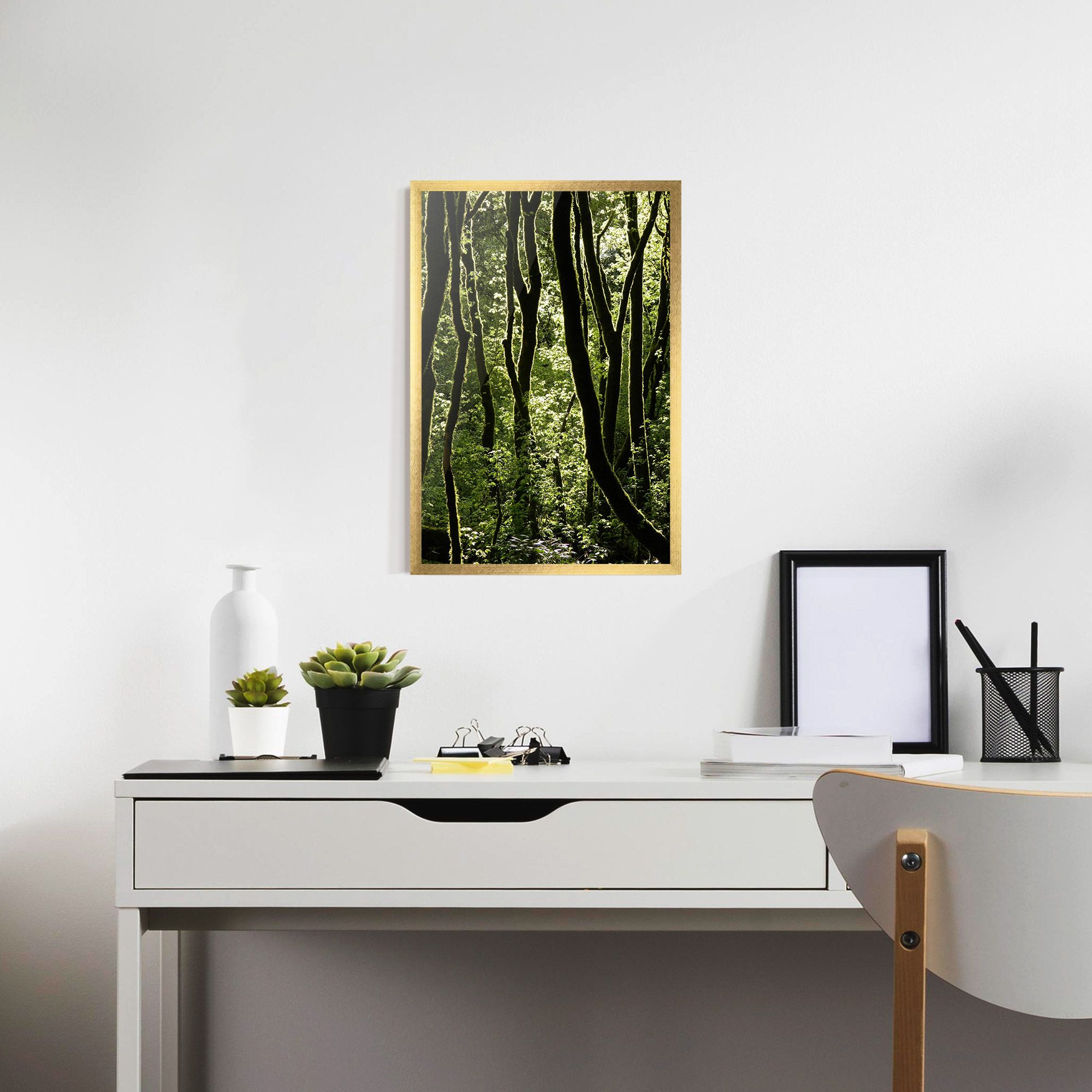 Forest Black Trees mockup 7