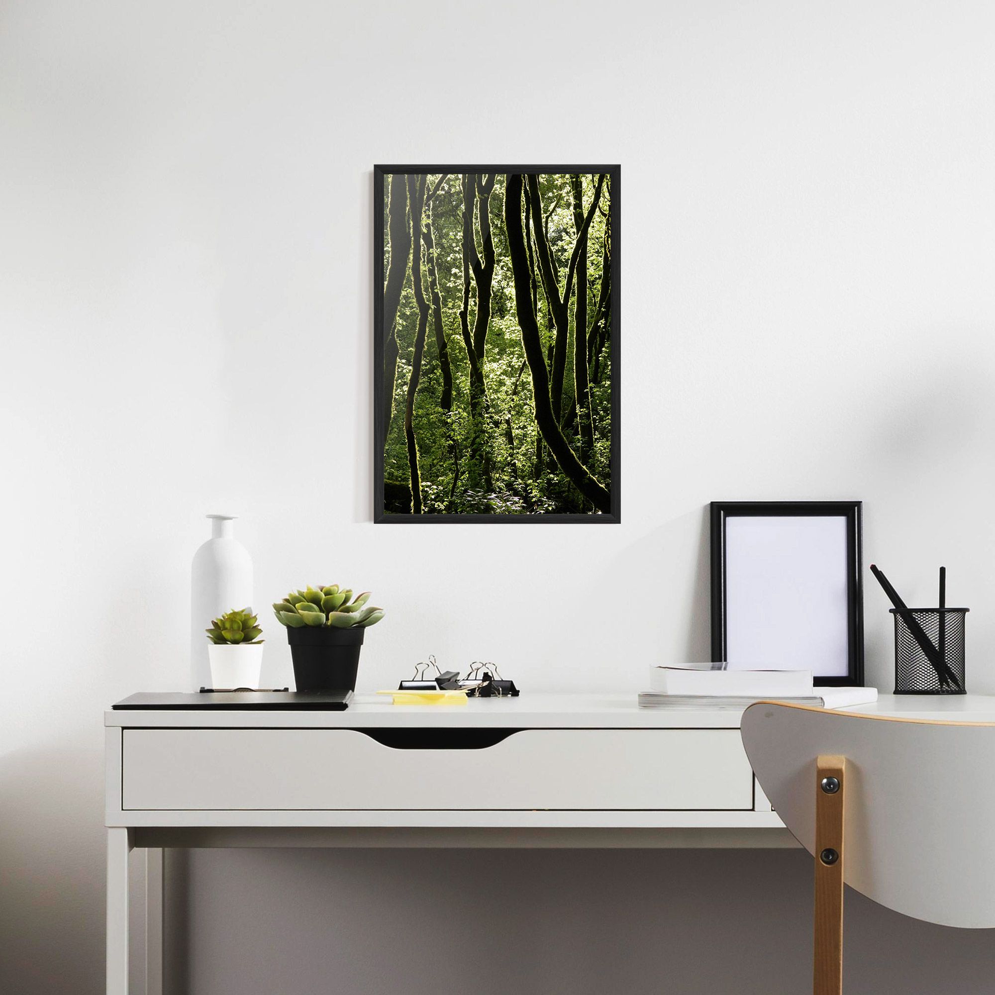 Forest Black Trees mockup 7