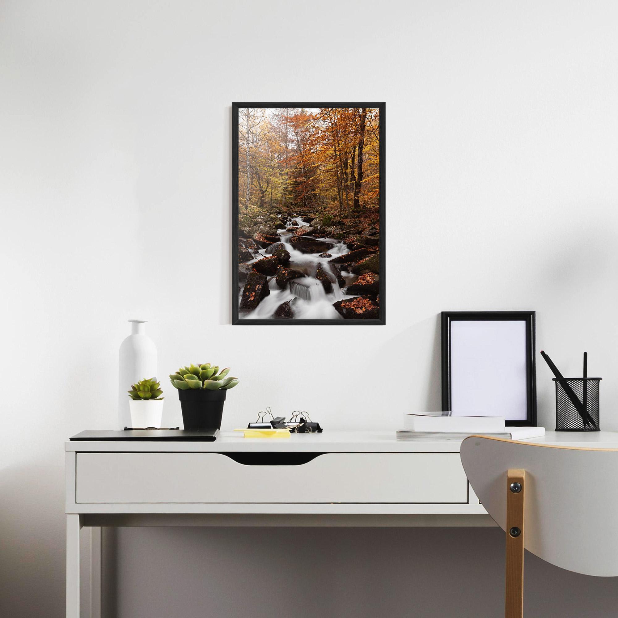 Keretezett Poszter River Forest View mockup 7