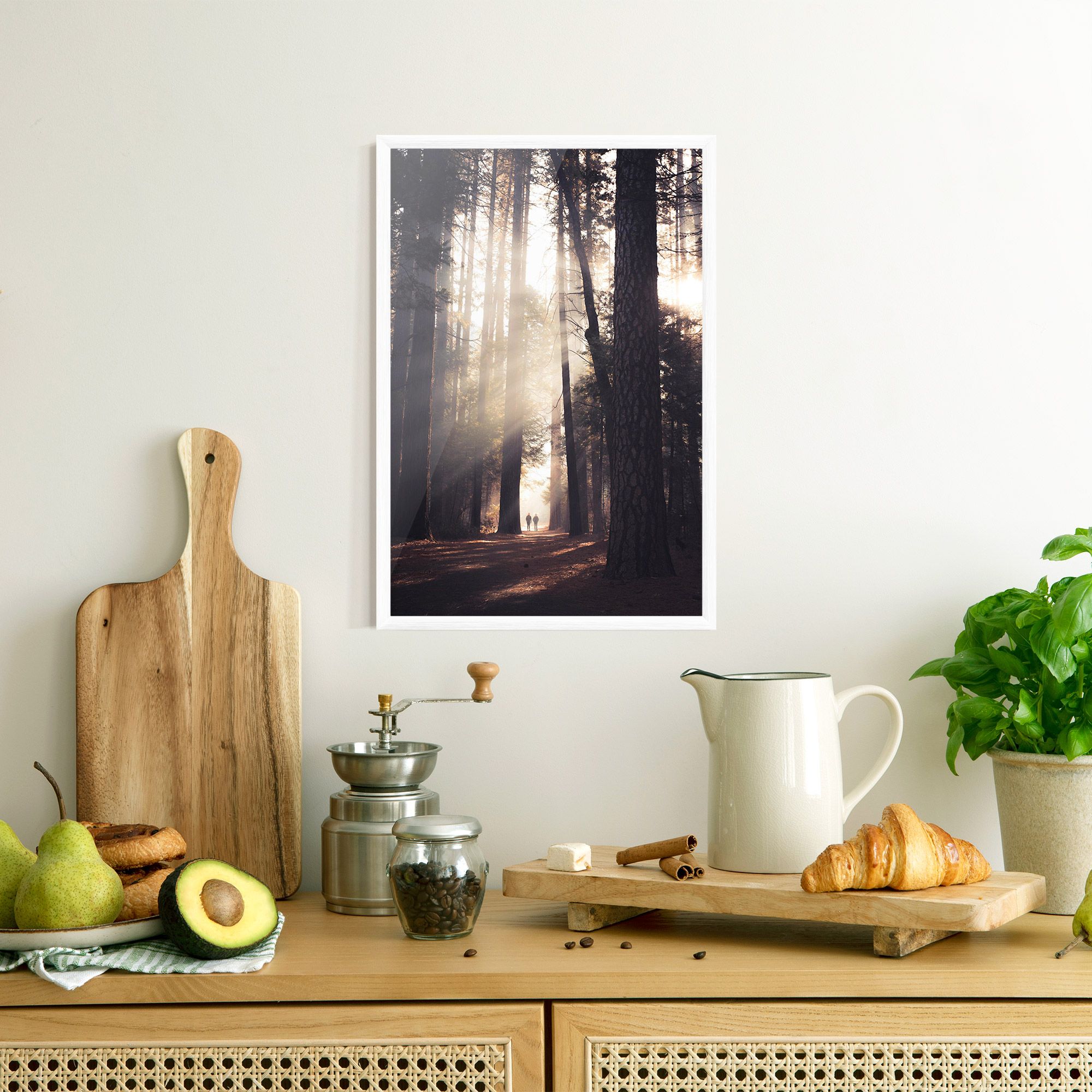 Foggy Couple Forest mockup 8