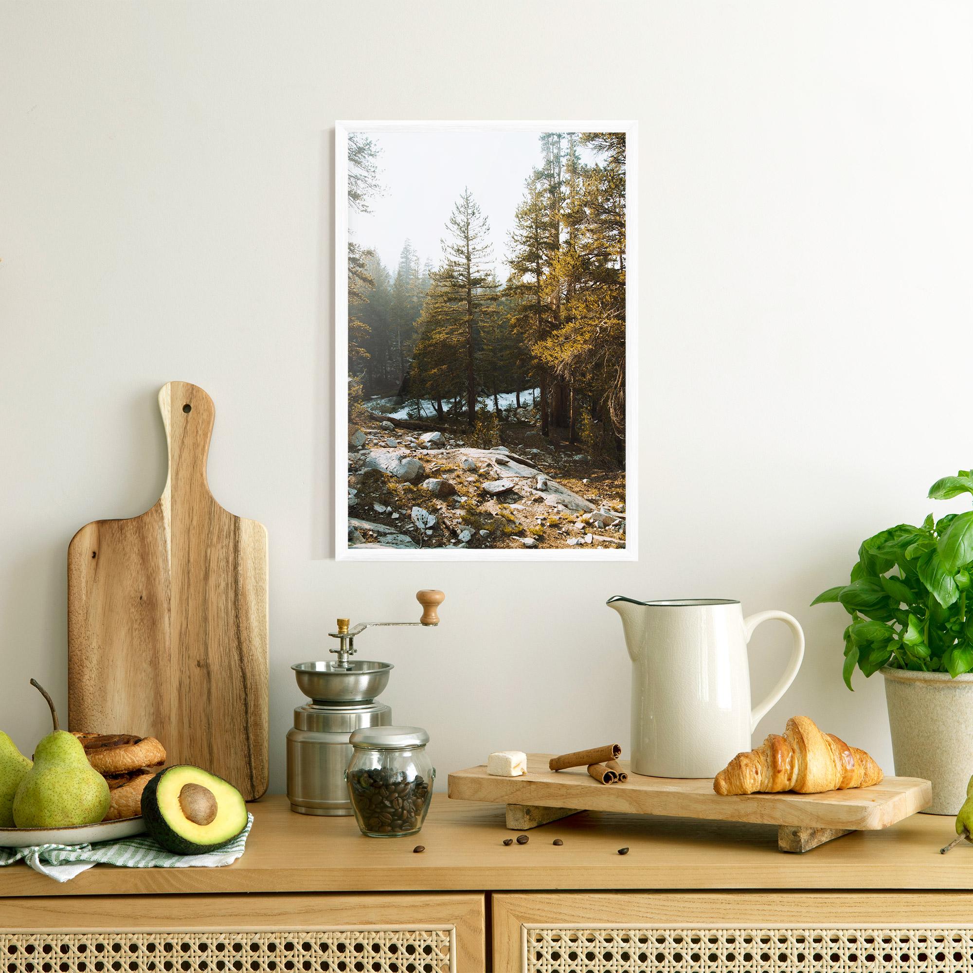 Keretezett Poszter Rock Forest View mockup 8