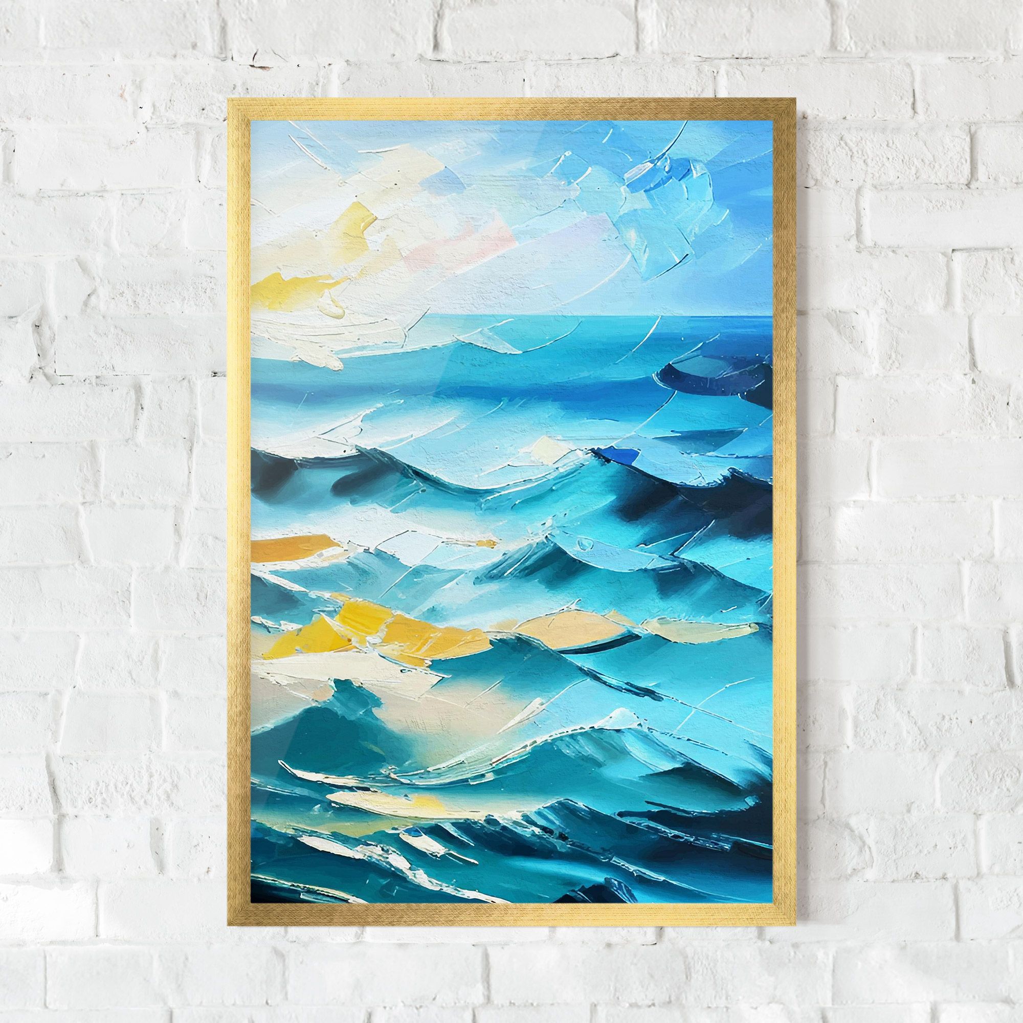 Blue Ocean Painting mockup 0