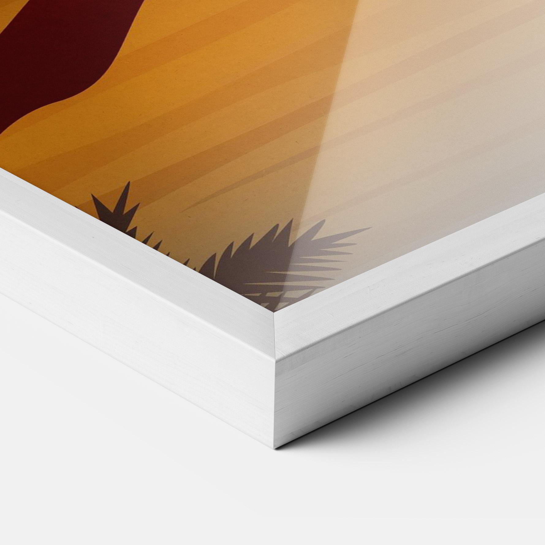 Keretezett Poszter Sunset Beach 03 mockup 3