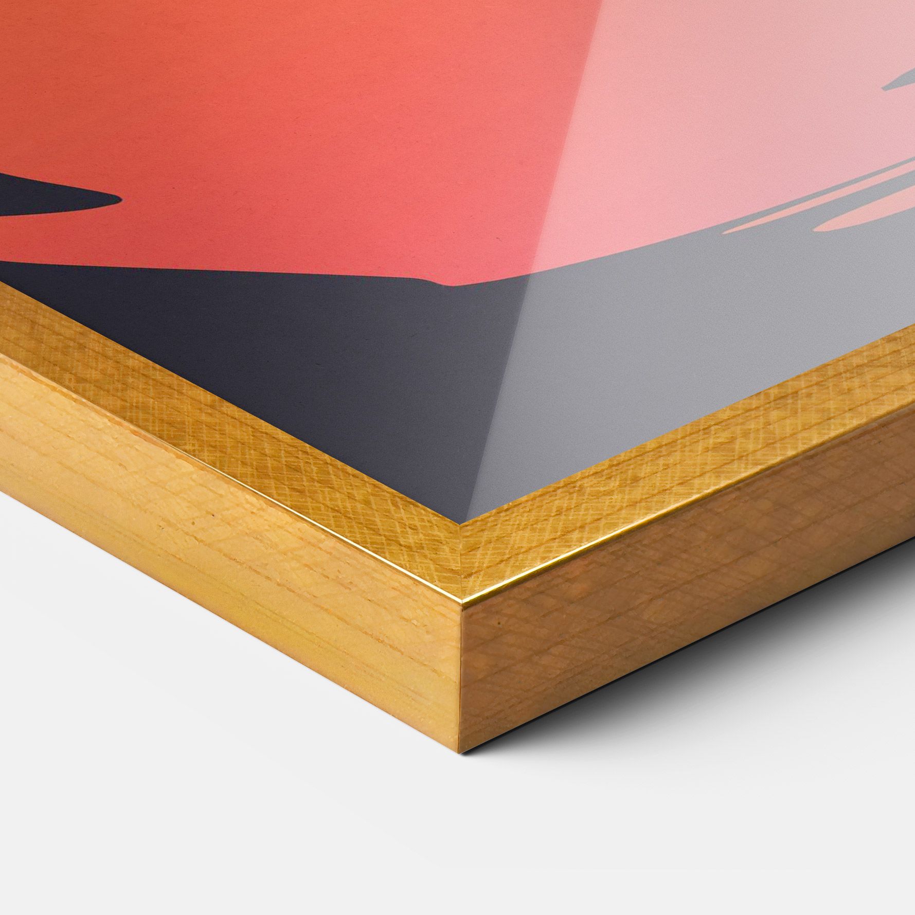 Orange Surfer Art mockup 3