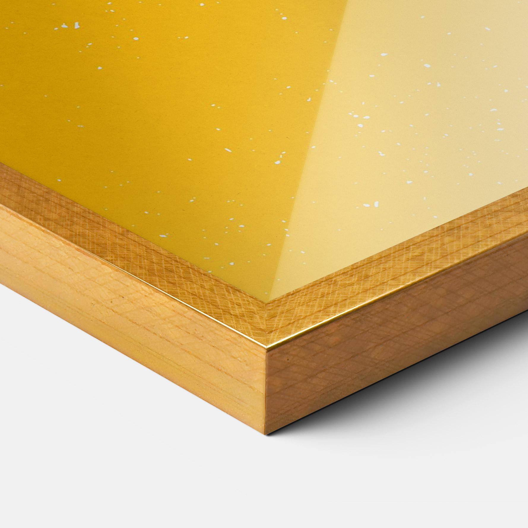 Keretezett Poszter Yellow Beach mockup 3