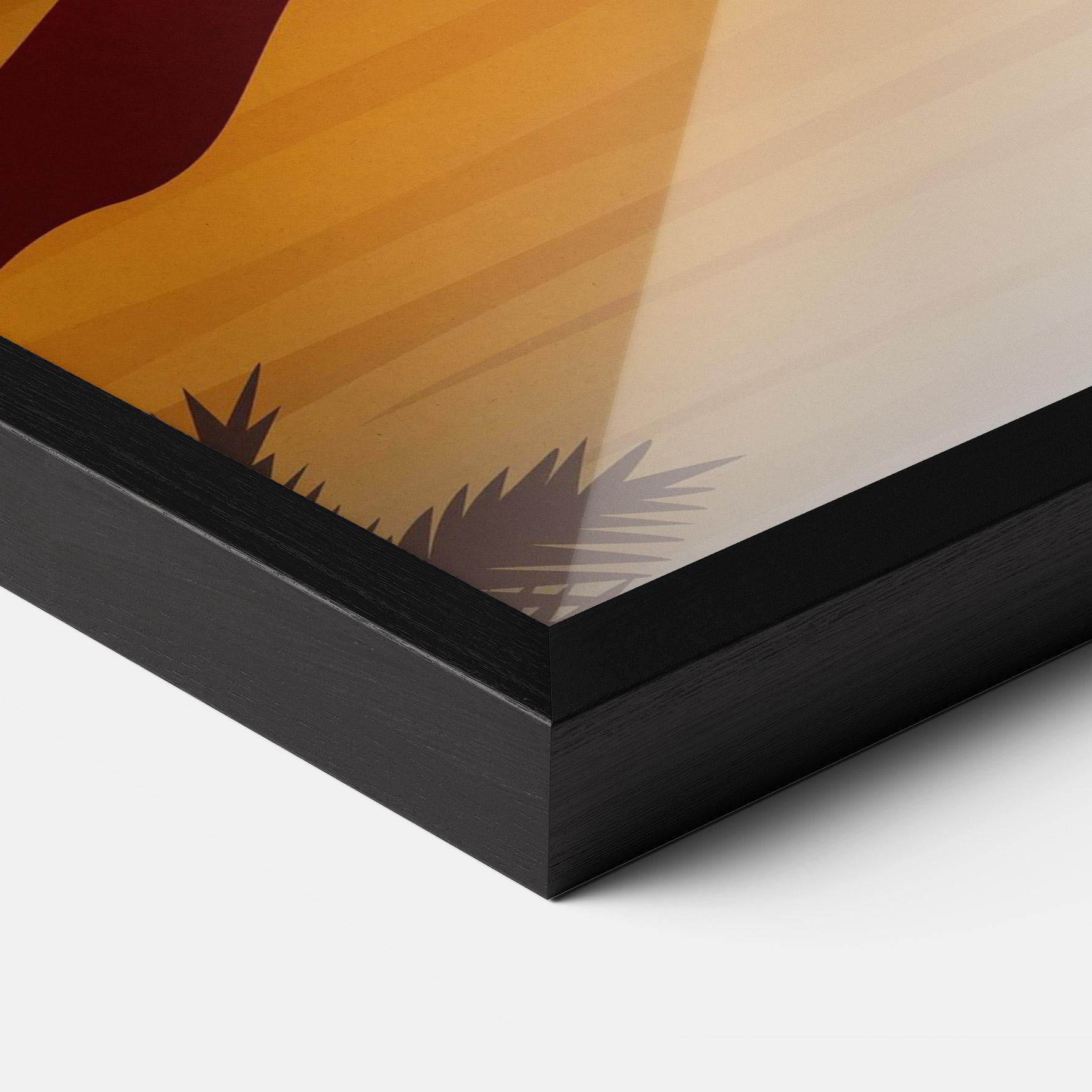 Keretezett Poszter Sunset Beach 03 mockup 3