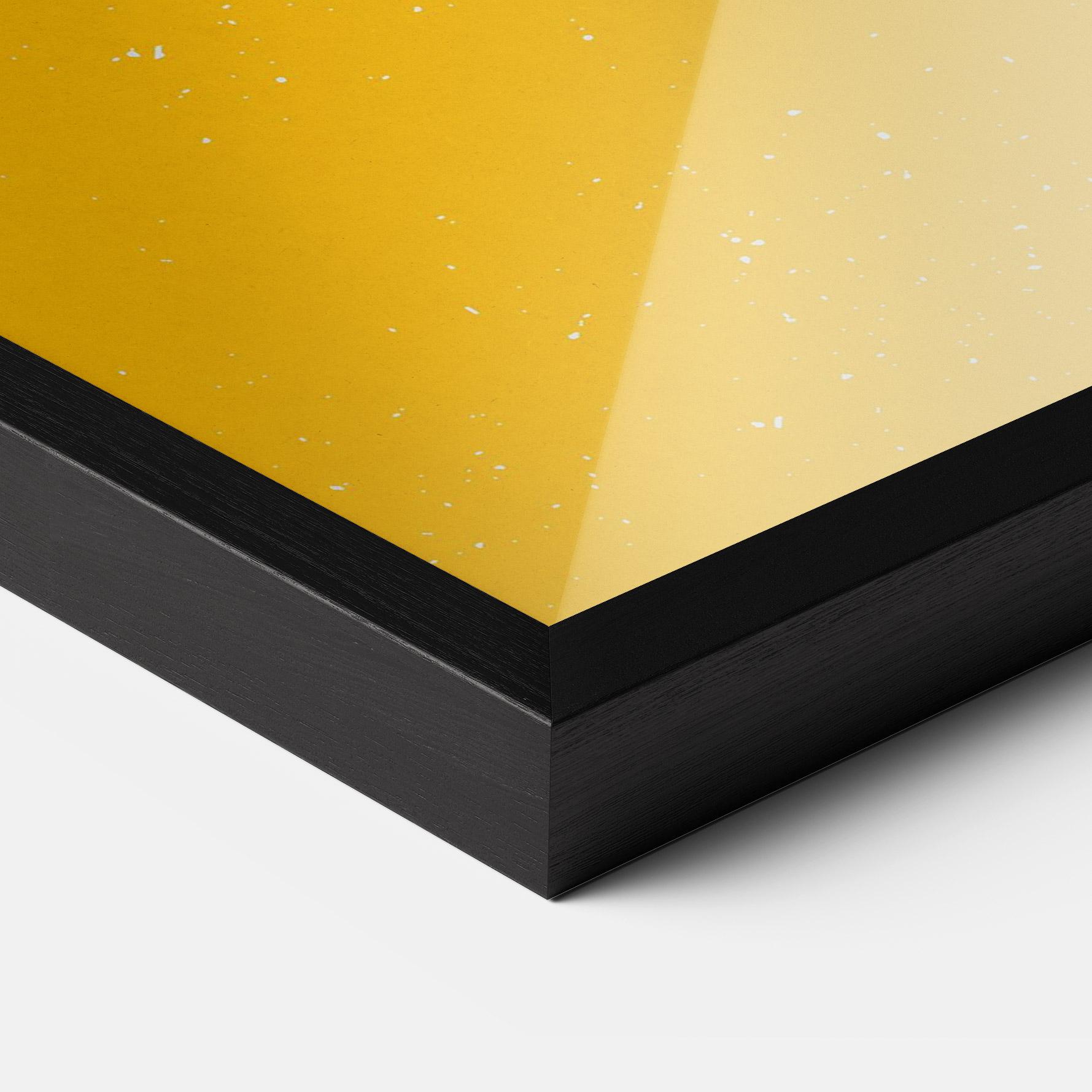 Keretezett Poszter Yellow Beach mockup 3