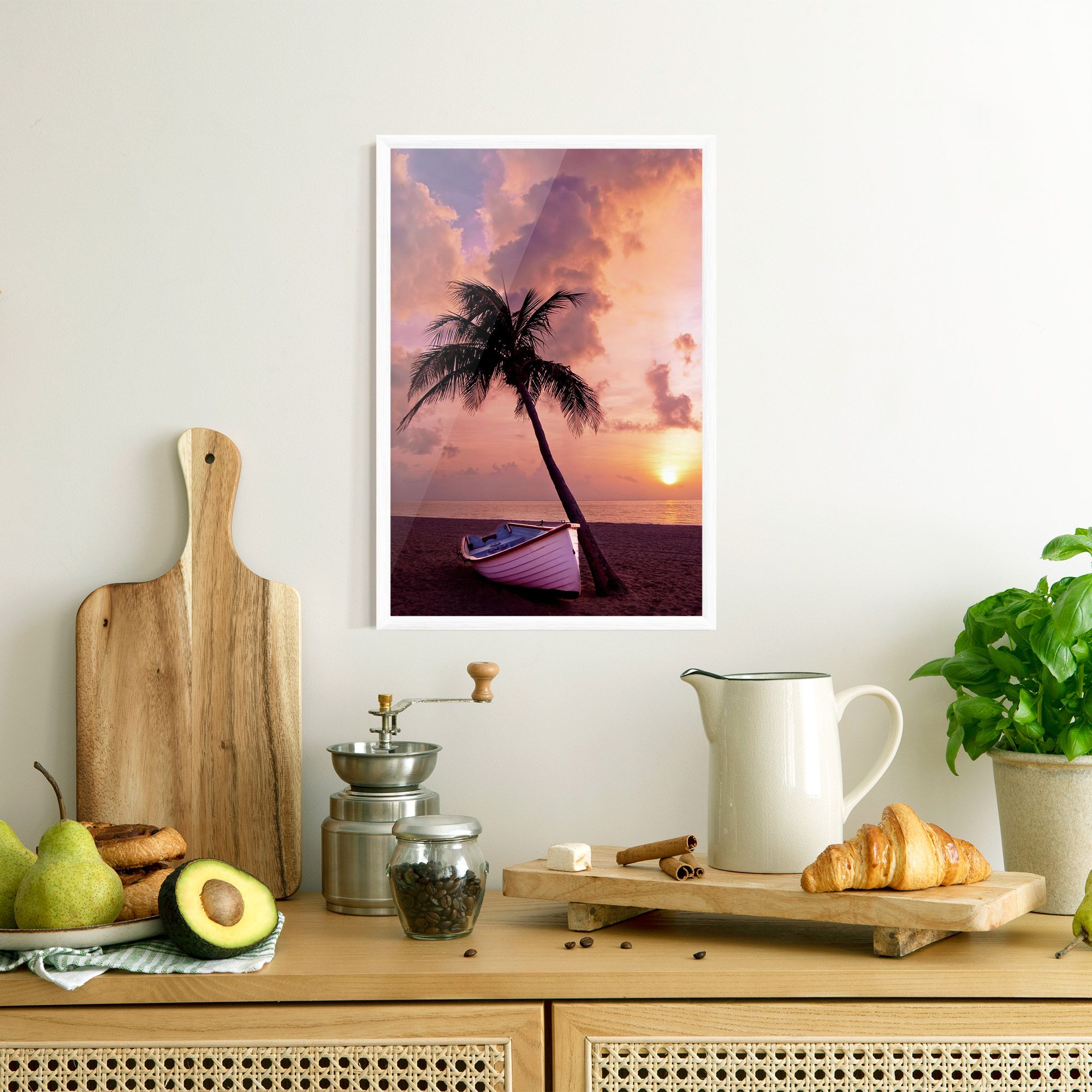 Boat Purple Sunset mockup 8