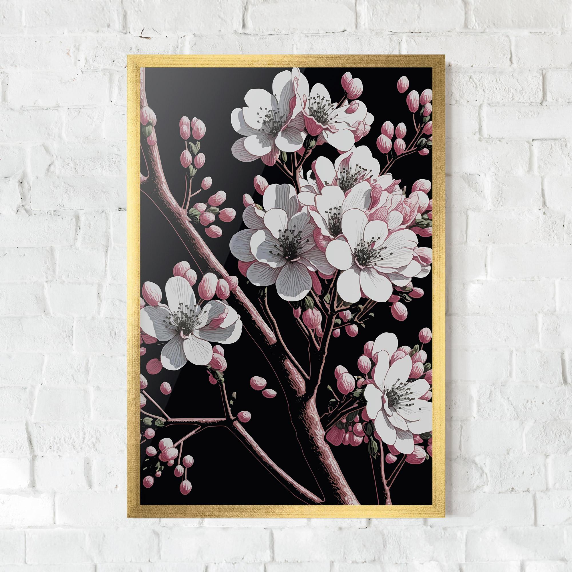 Keretezett Poszter Spring Flowers mockup 0