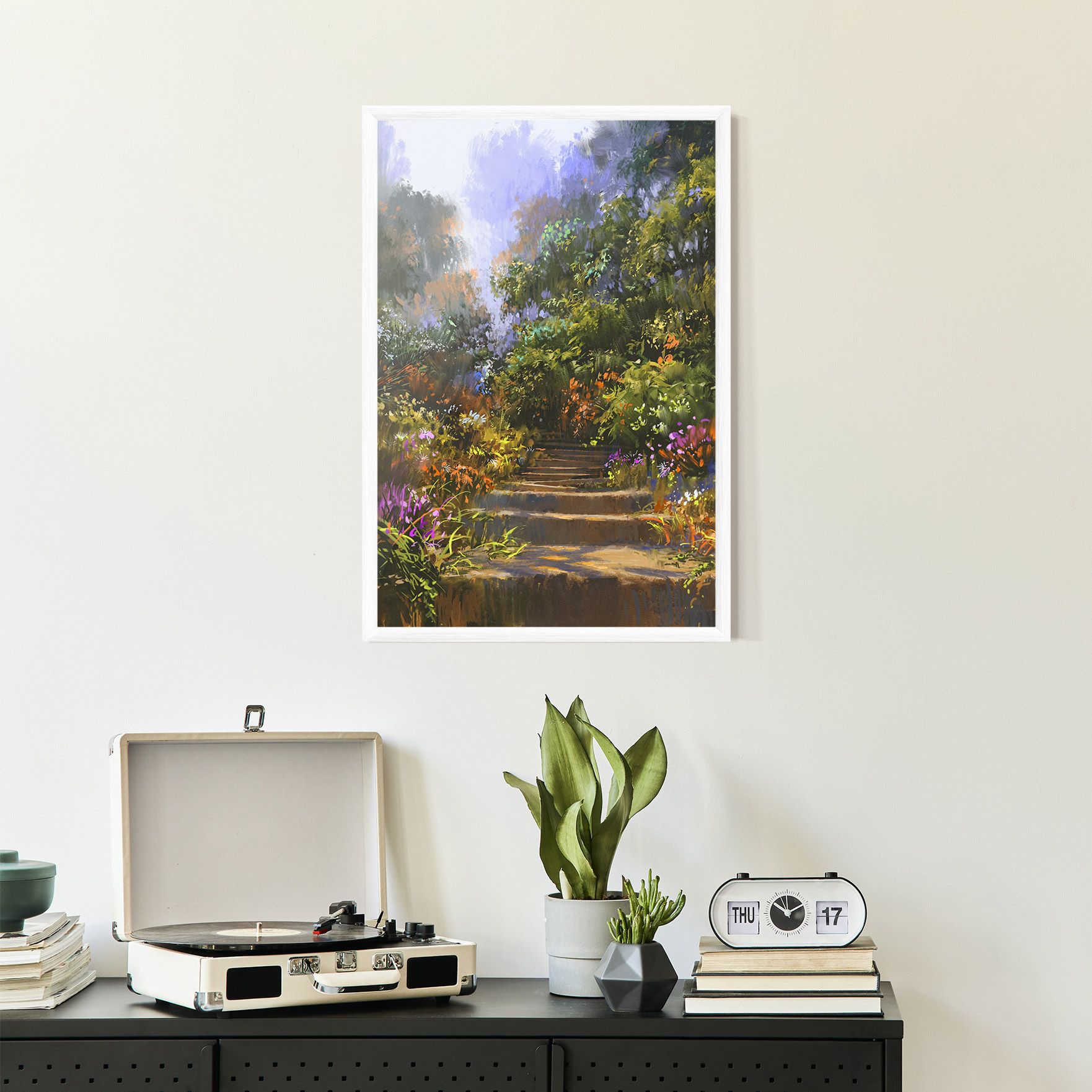 Spring Staircase Painting mockup 2