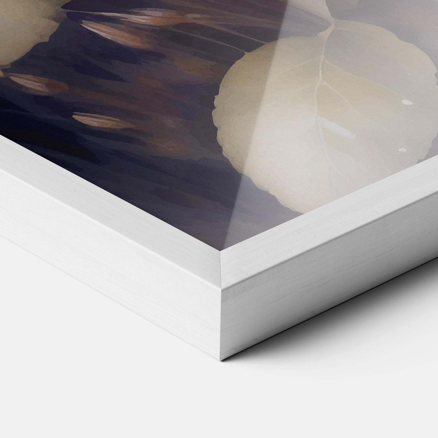 Keretezett Poszter Cream Flower Spring mockup 3