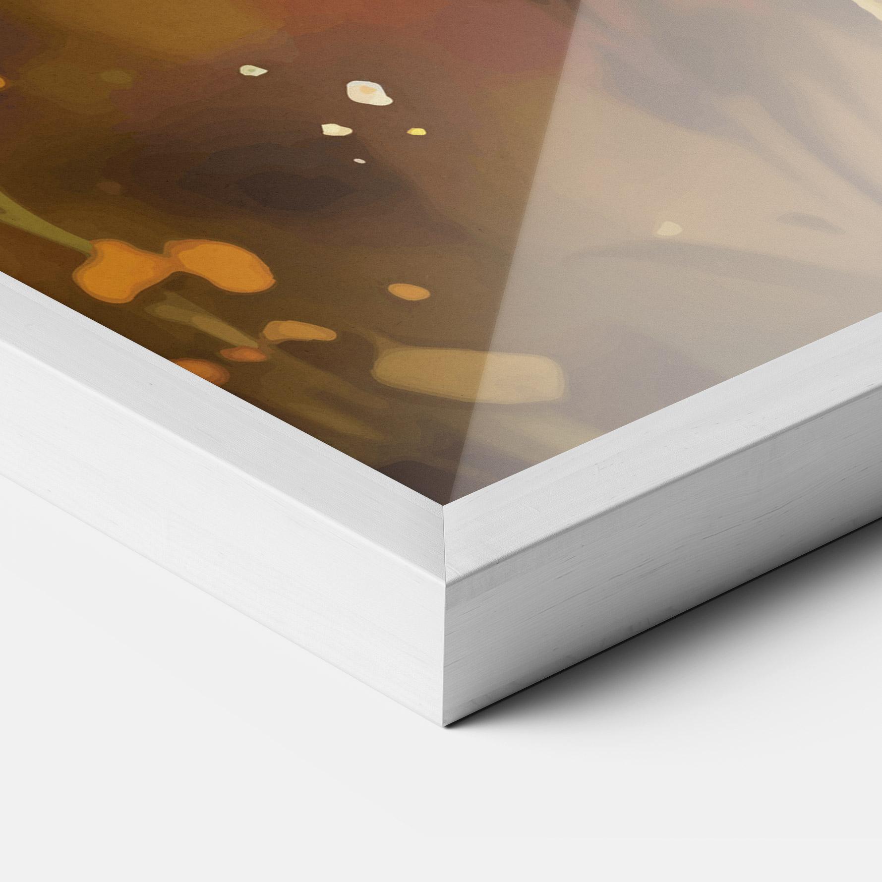 Keretezett Poszter Orange Pink Spring mockup 3