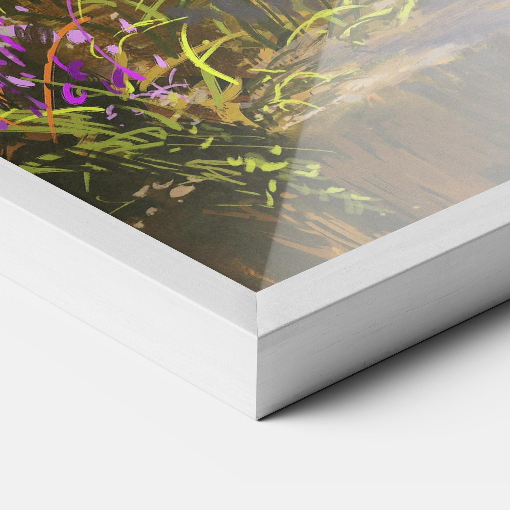 Keretezett Poszter Spring Staircase Painting mockup 3