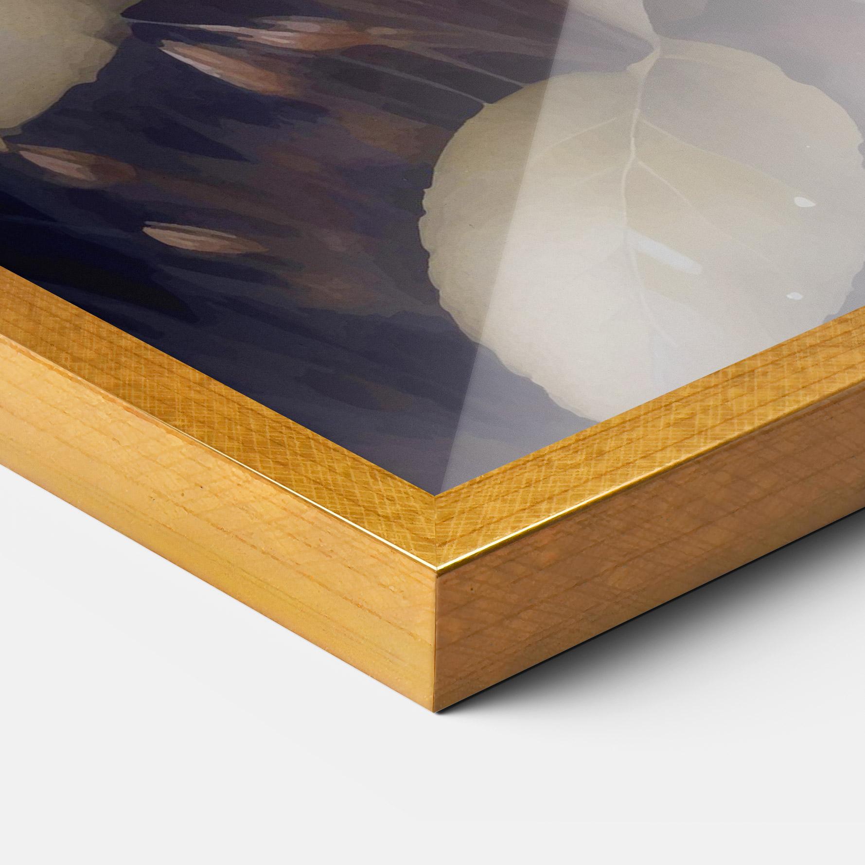 Keretezett Poszter Cream Flower Spring mockup 3