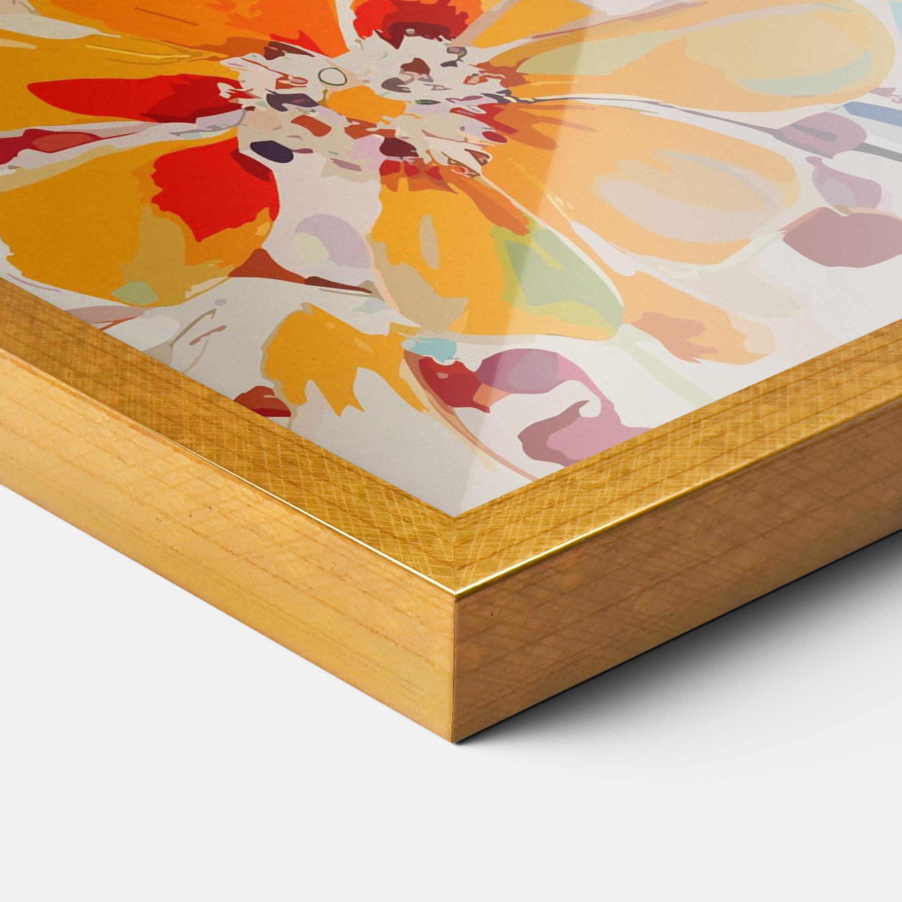 Keretezett Poszter Red Orange Spring mockup 3